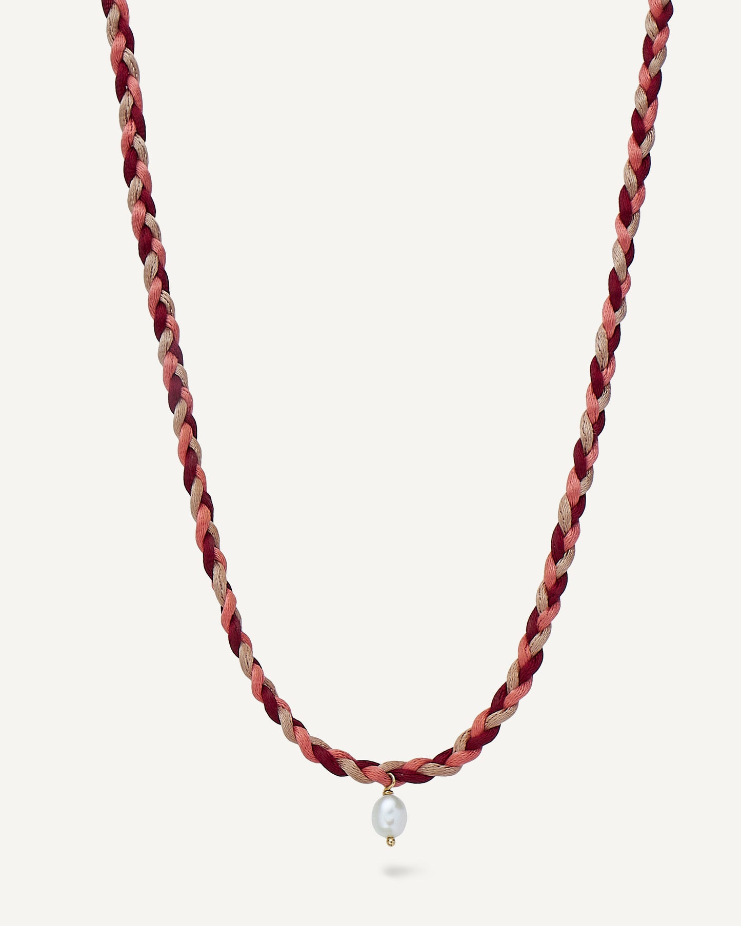 Cordão Tresser Blush em Ouro 18K