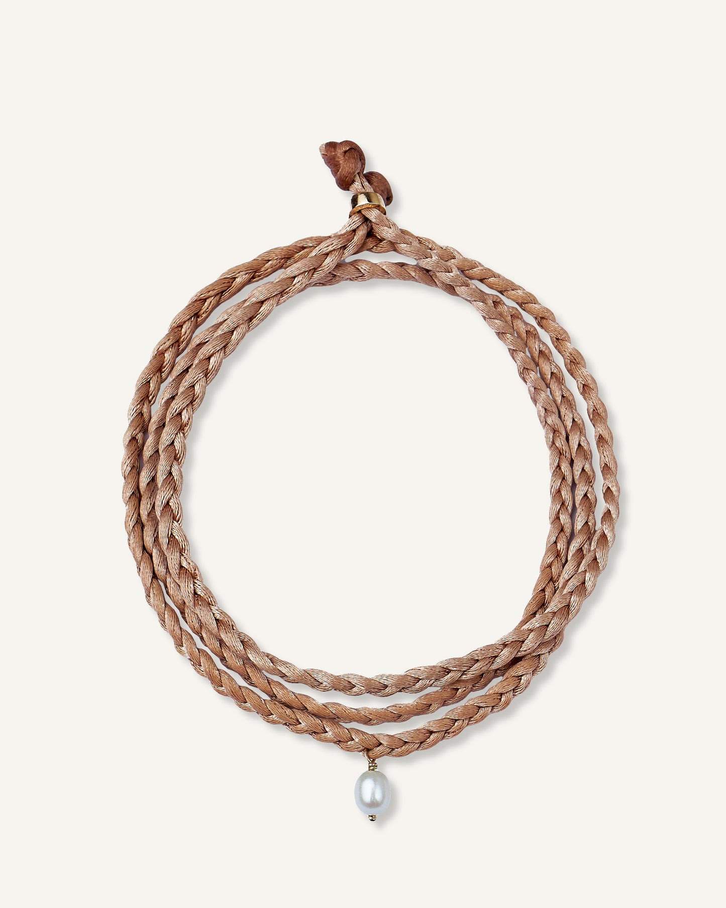 Cordão Tresser Nude em Ouro 18K