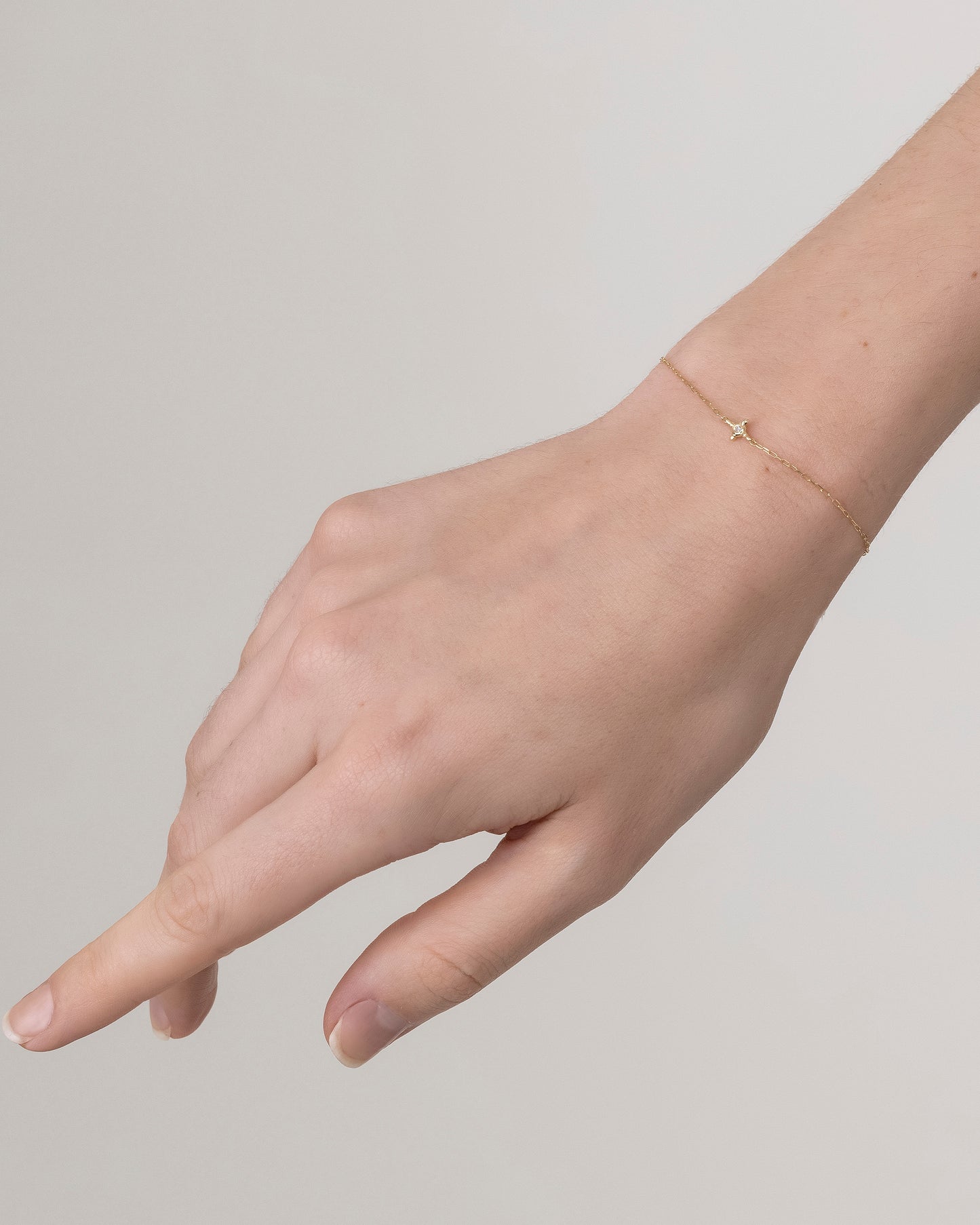 Pulseira Stella em Ouro 18k e Diamante