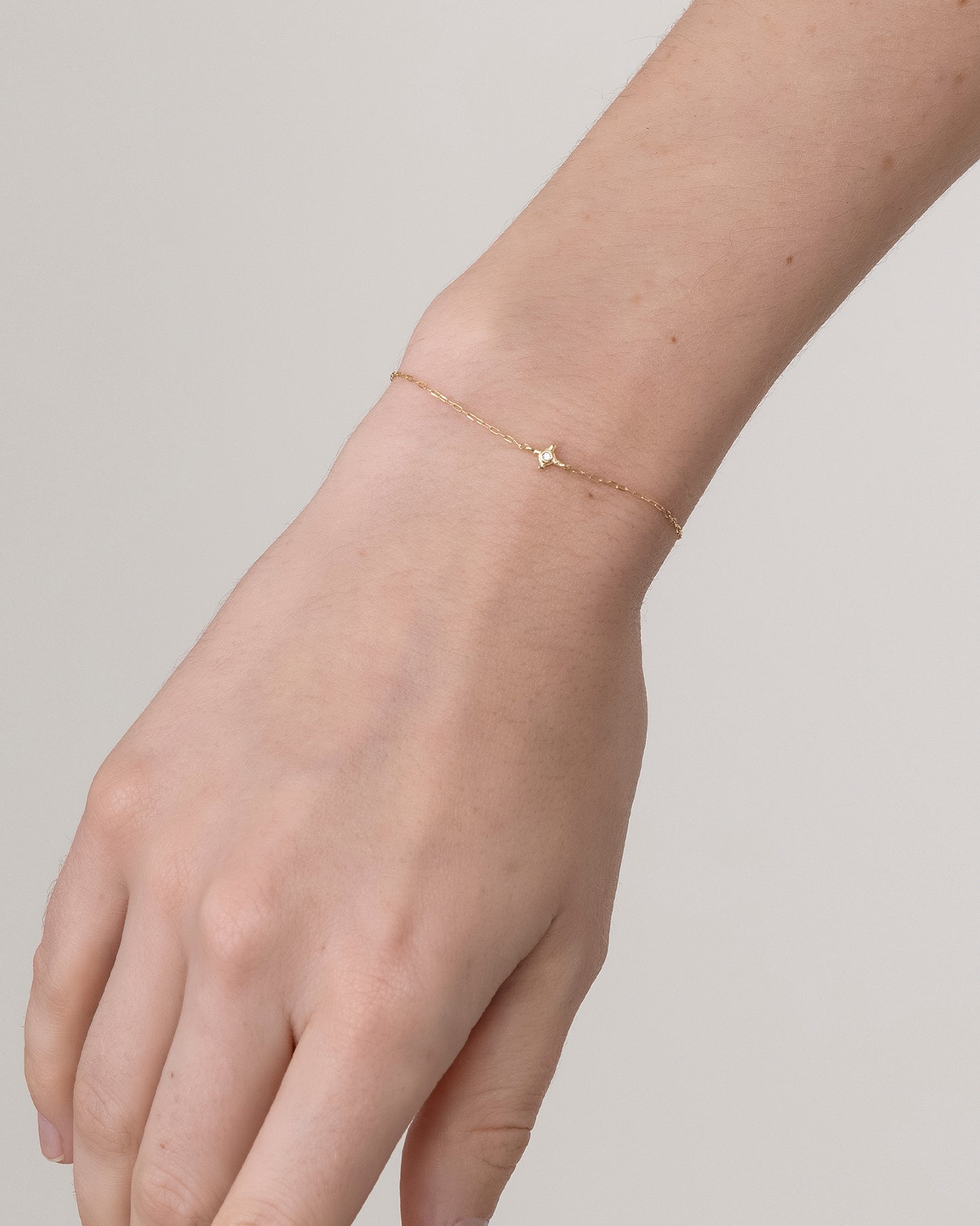 Pulseira Stella em Ouro 18k e Diamante