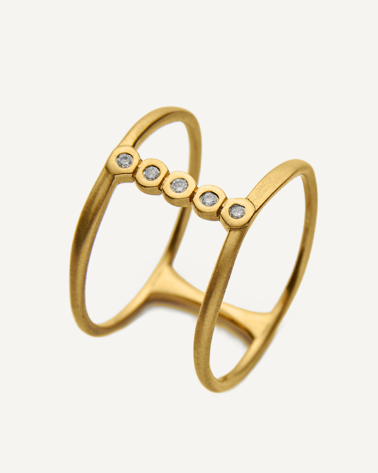 Anel Céu Estrelado em Ouro 18k e Diamantes
