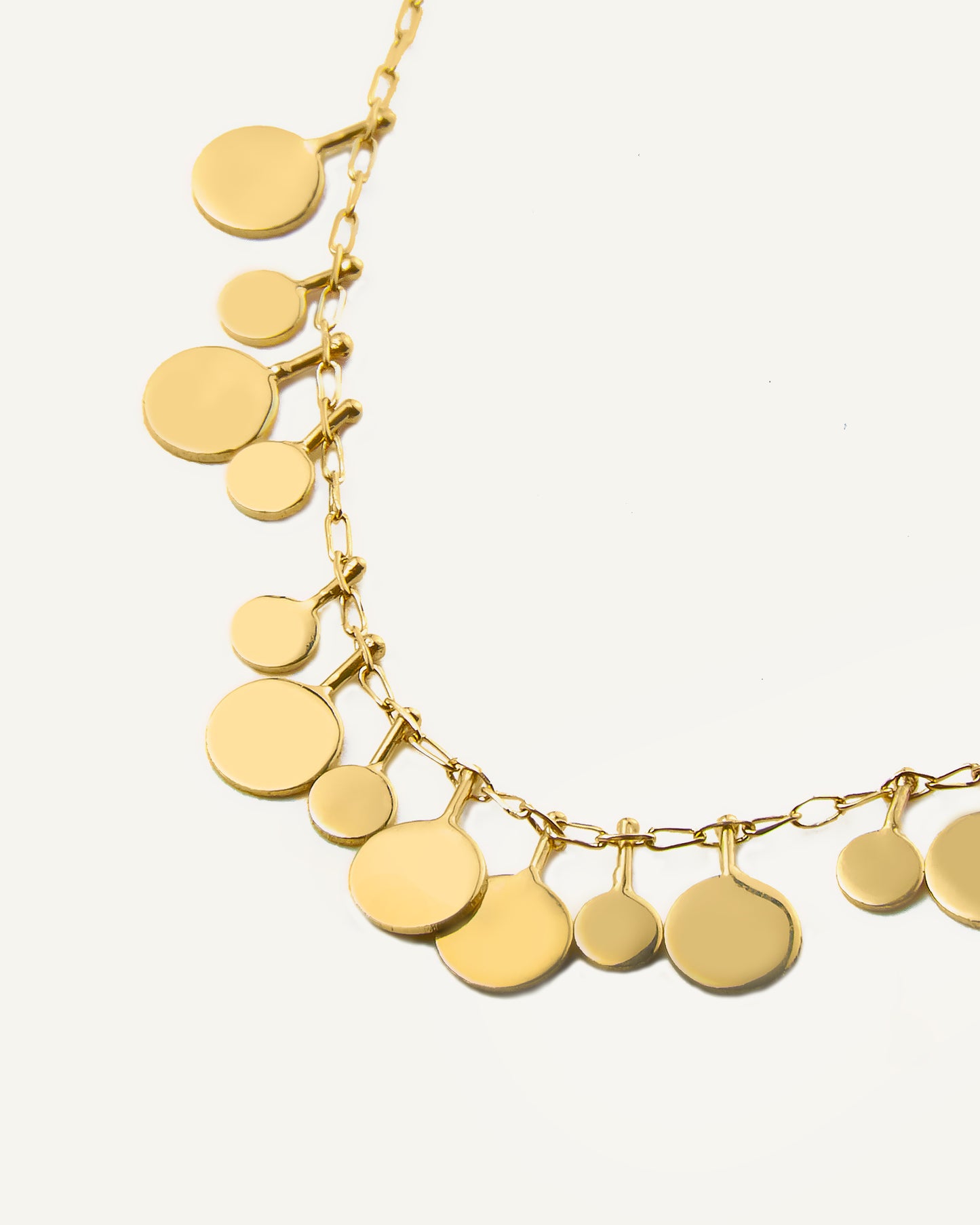 Colar Medalhas Atena em Ouro 18K