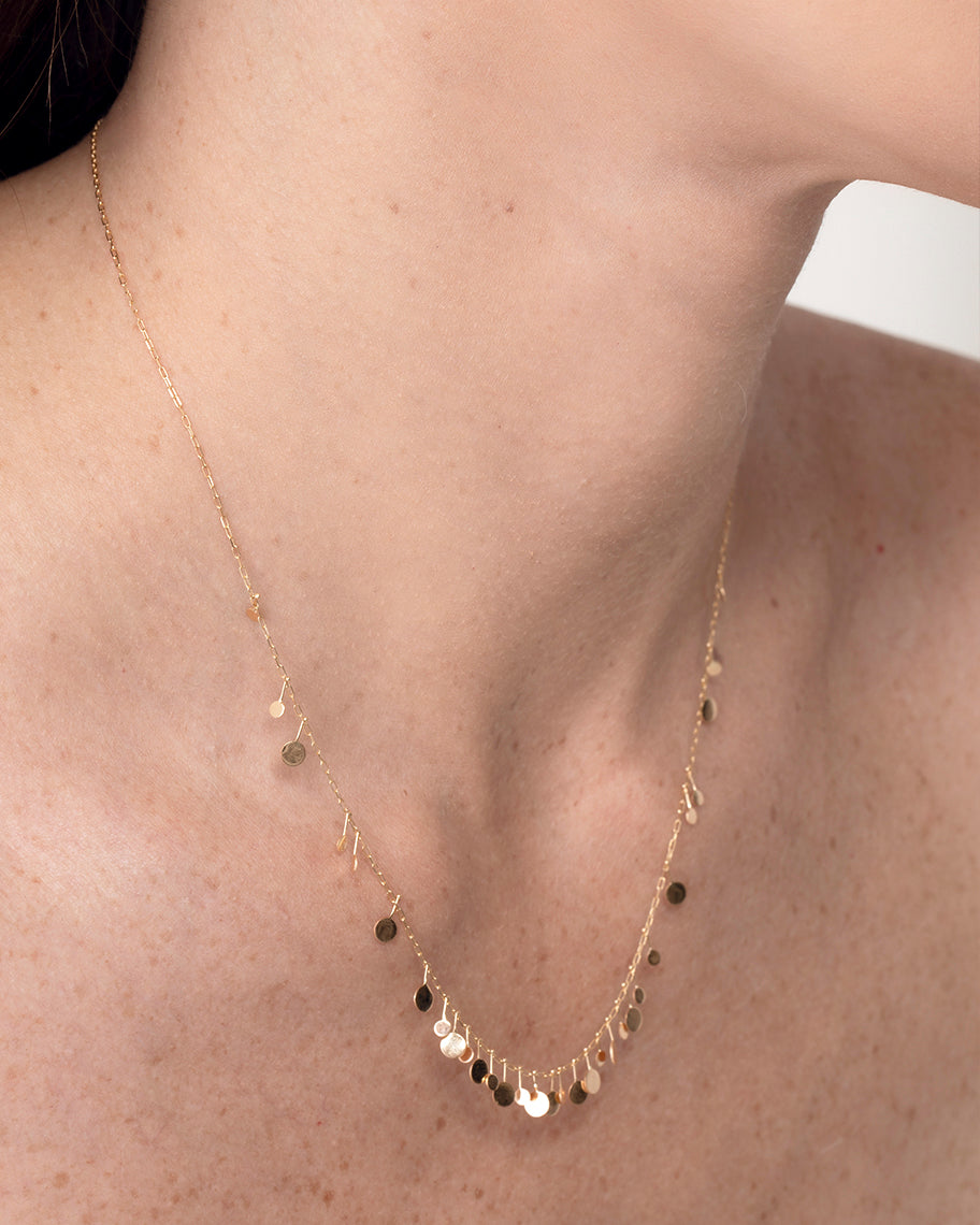 Colar Medalhas Atena em Ouro 18K