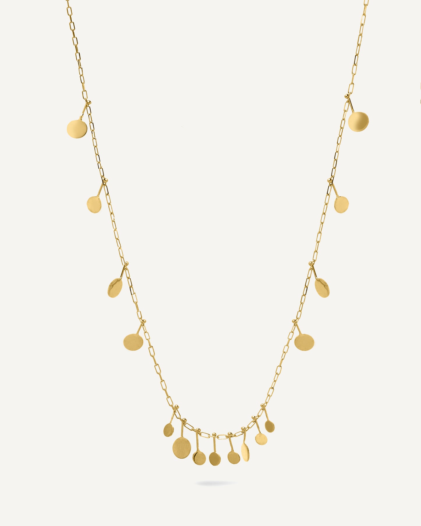 Colar Medalhas Olimpia em Ouro 18K