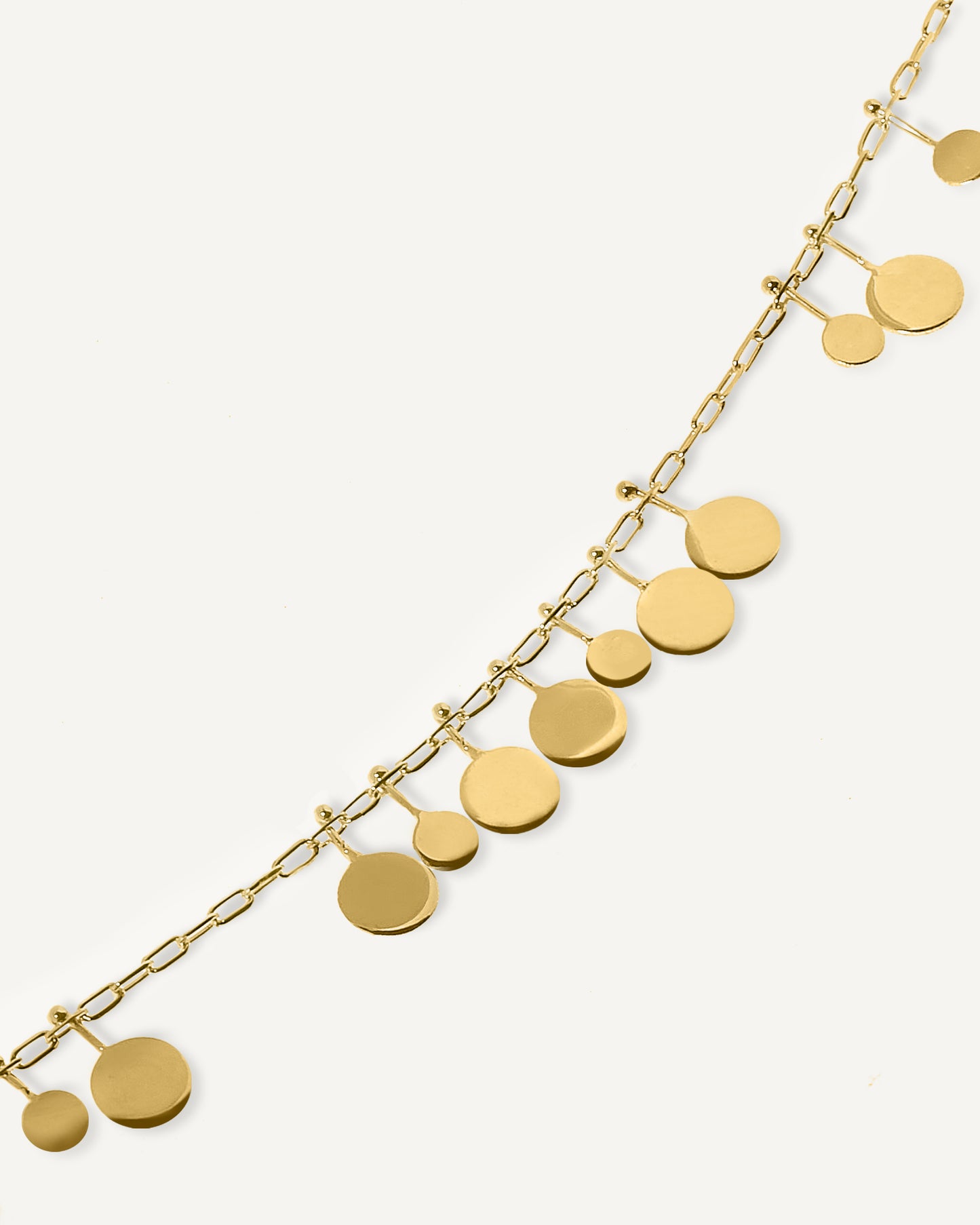 Pulseira Medalhas Olimpia em Ouro 18K