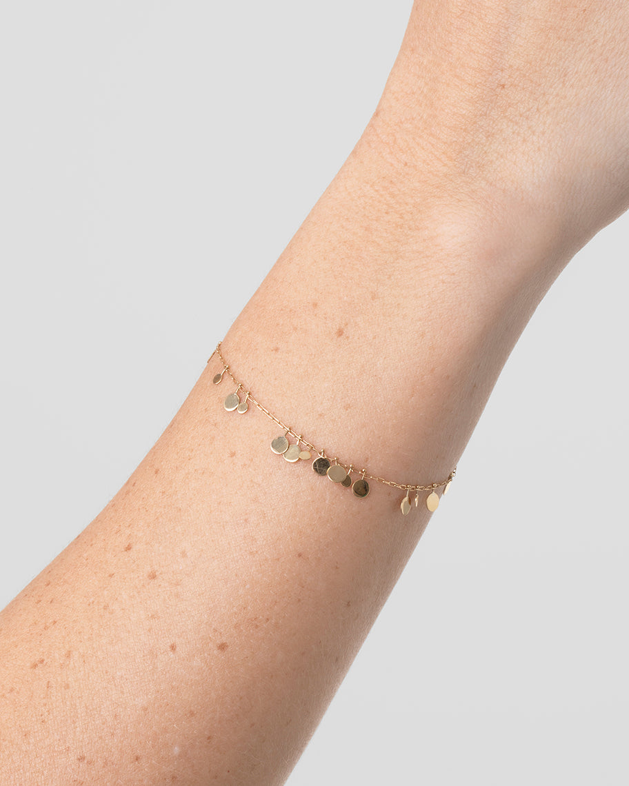 Pulseira Medalhas Olimpia em Ouro 18K