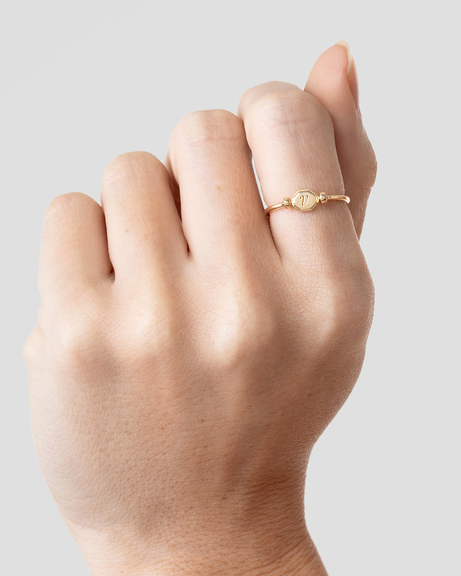 Anel Personalizado Memória em Ouro 18K