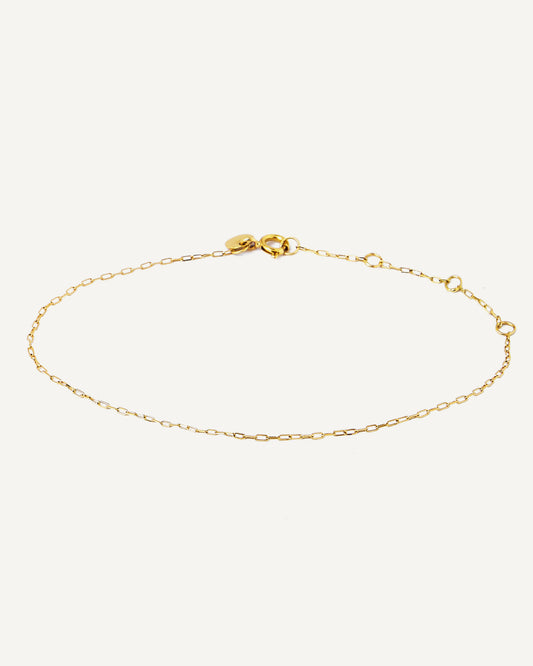 Pulseira Lisa Delicate em Ouro 18K