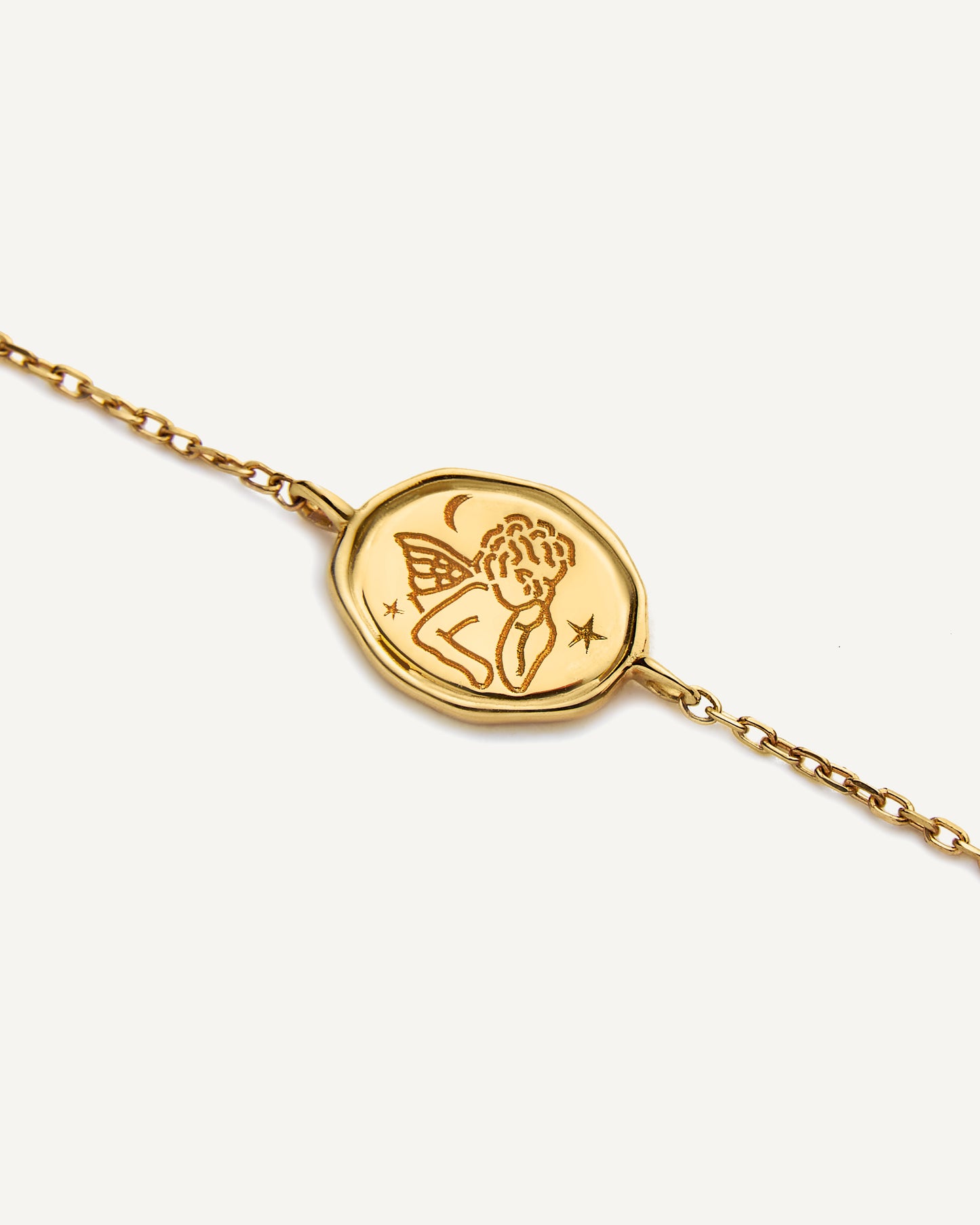 Pulseira Anjo da Guarda em Ouro 18K
