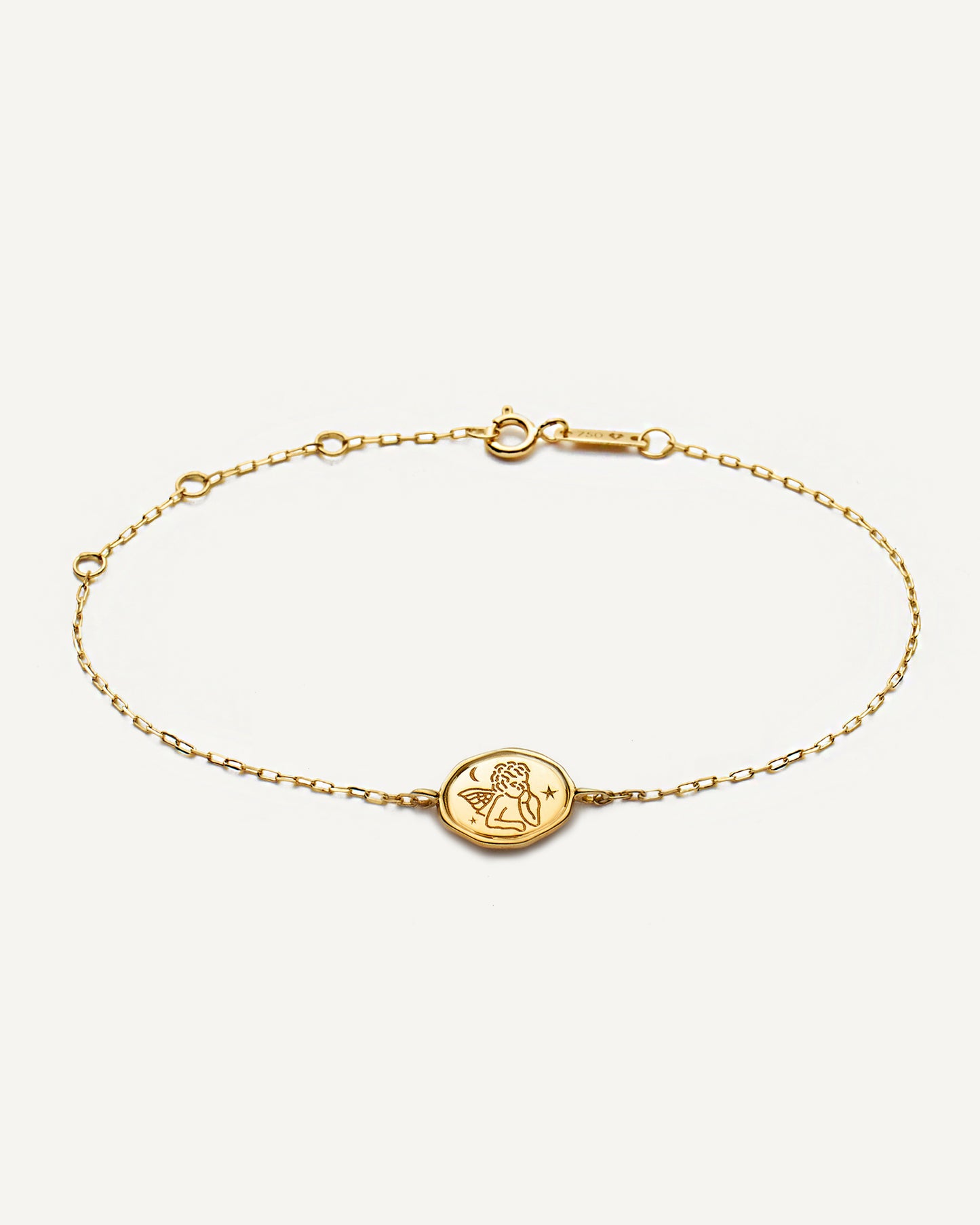 Pulseira Anjo da Guarda em Ouro 18K