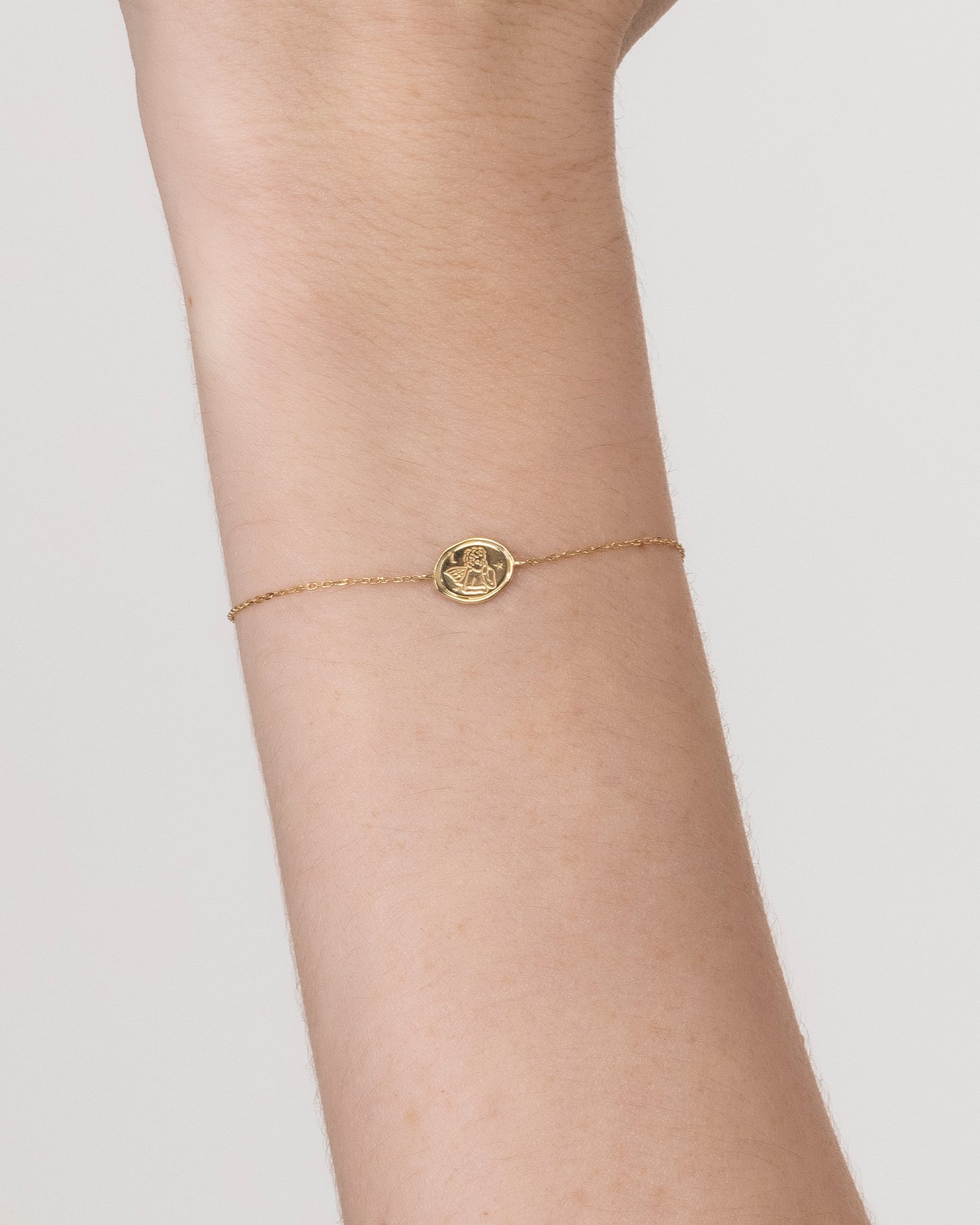 Pulseira Anjo da Guarda em Ouro 18K