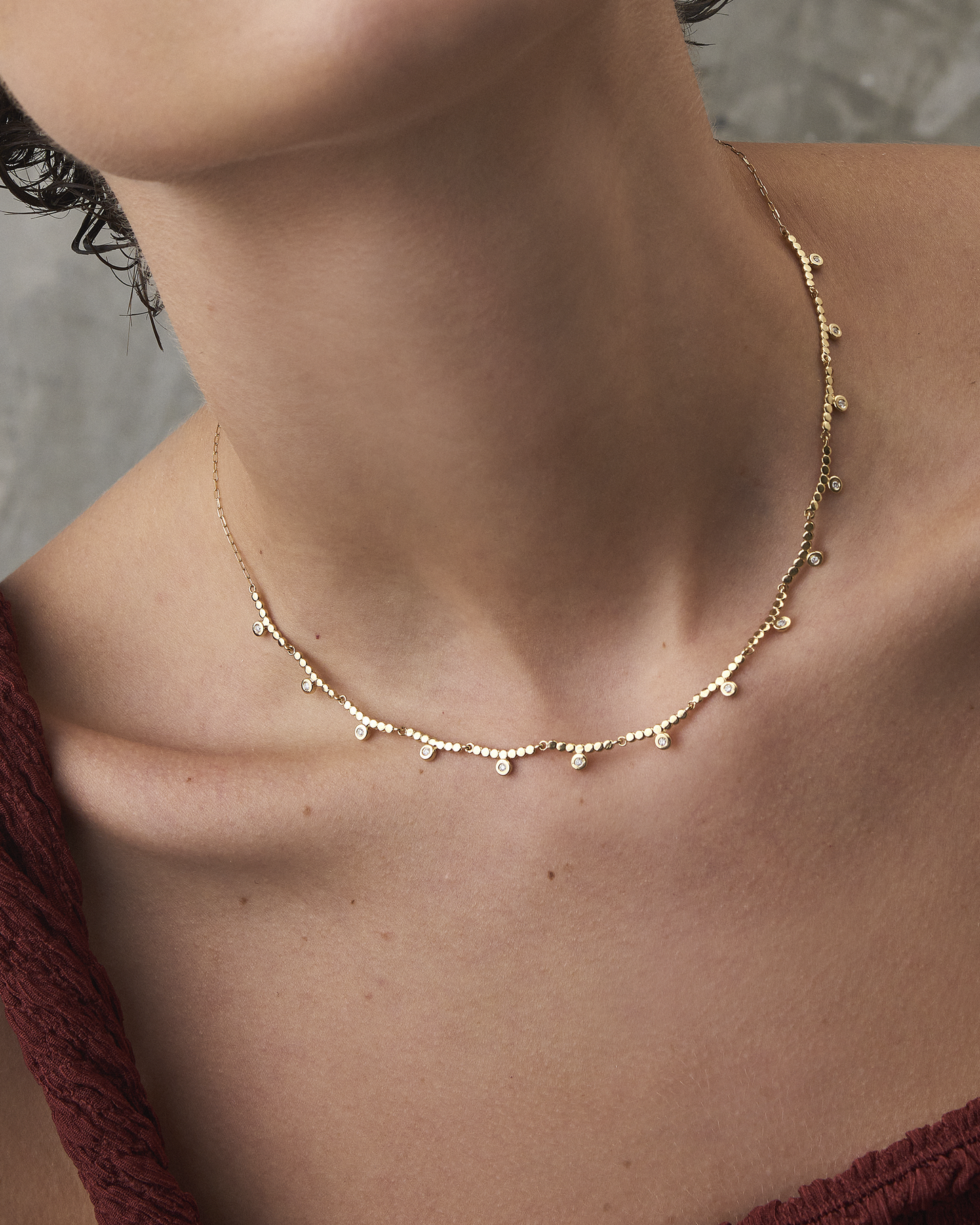 Colar Nola Diamante em Ouro 18K