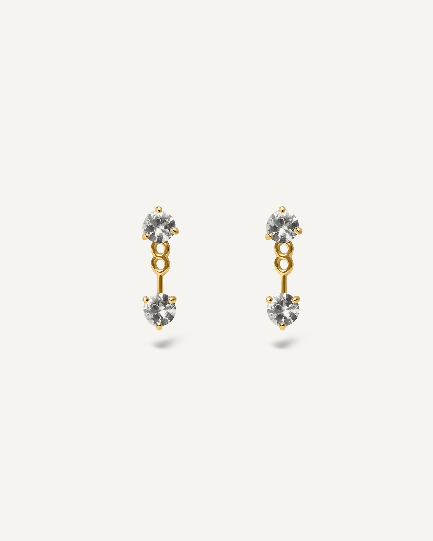 Ear Jacket Jolie em Ouro 18k e Safira
