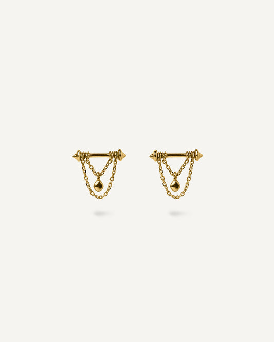 Brinco Nebulosa em Ouro 18K