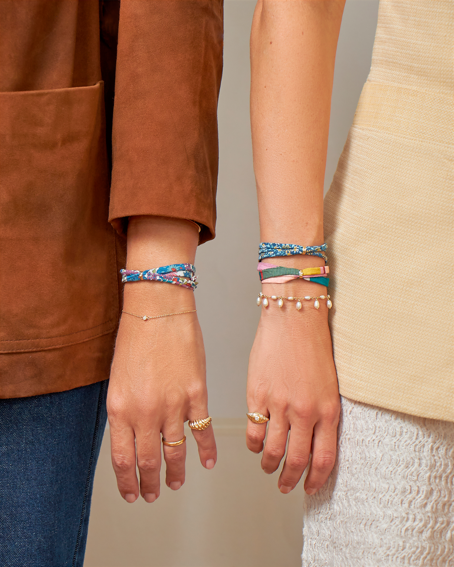 Pulseira Cotton Bloom em Ouro 18K e Diamante