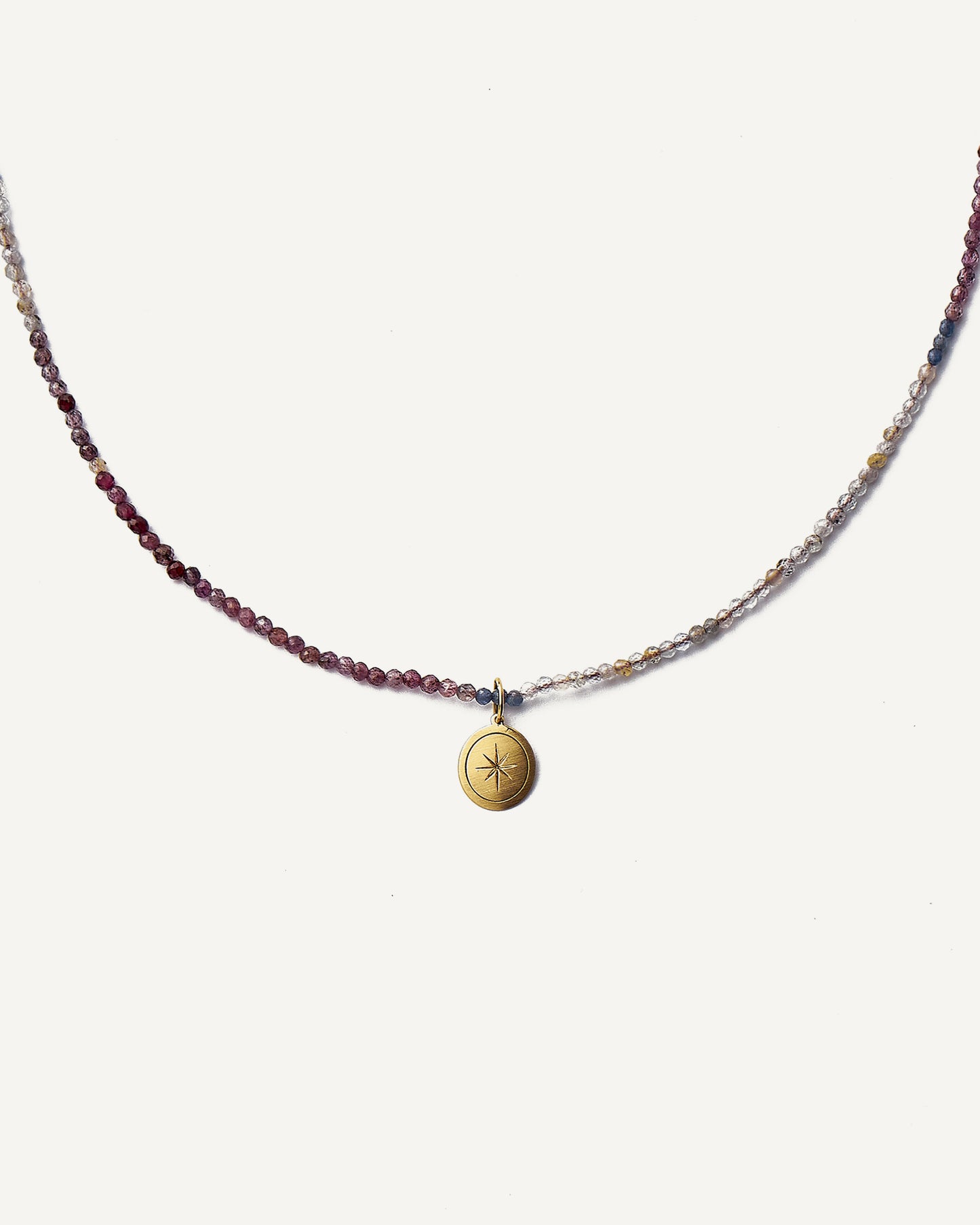 Colar Longo Sorte Rubis em Ouro 18K