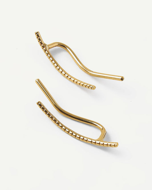 Brinco Earcuff Lil em Ouro 18K