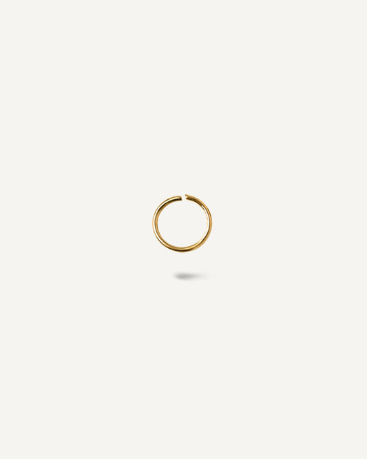 Argola Thin Unitária em Ouro 18K