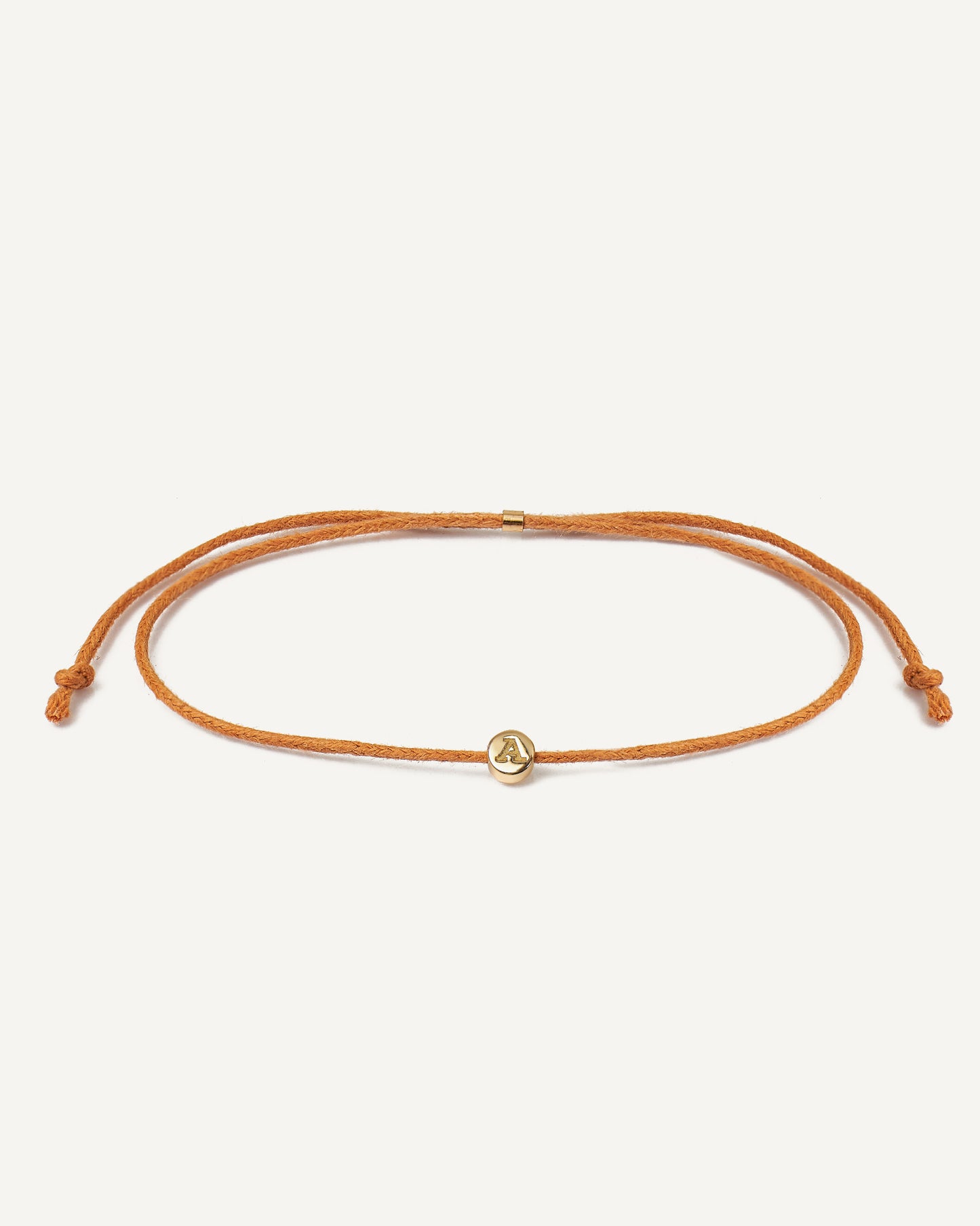Pulseira Cord Inicial em Ouro 18K