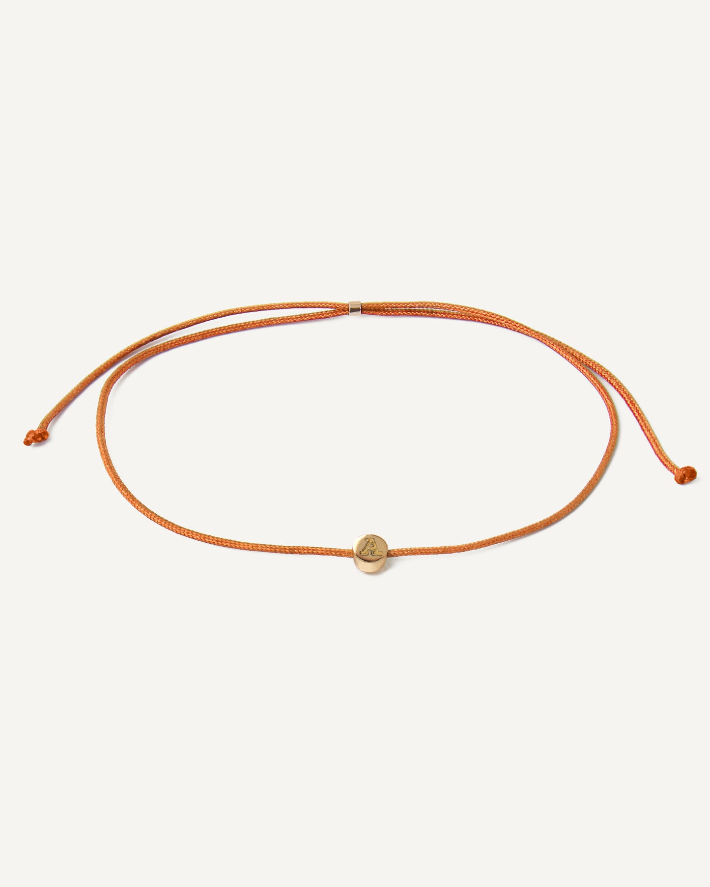 Pulseira Cord Inicial em Ouro 18K