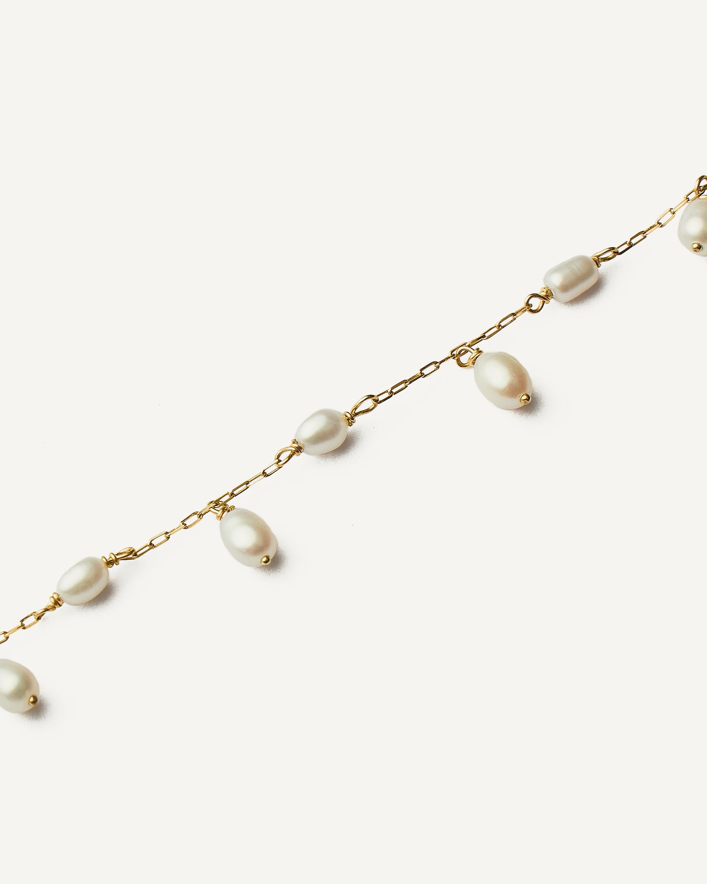 Pulseira Infantil Sal em Ouro 18K e Pérolas