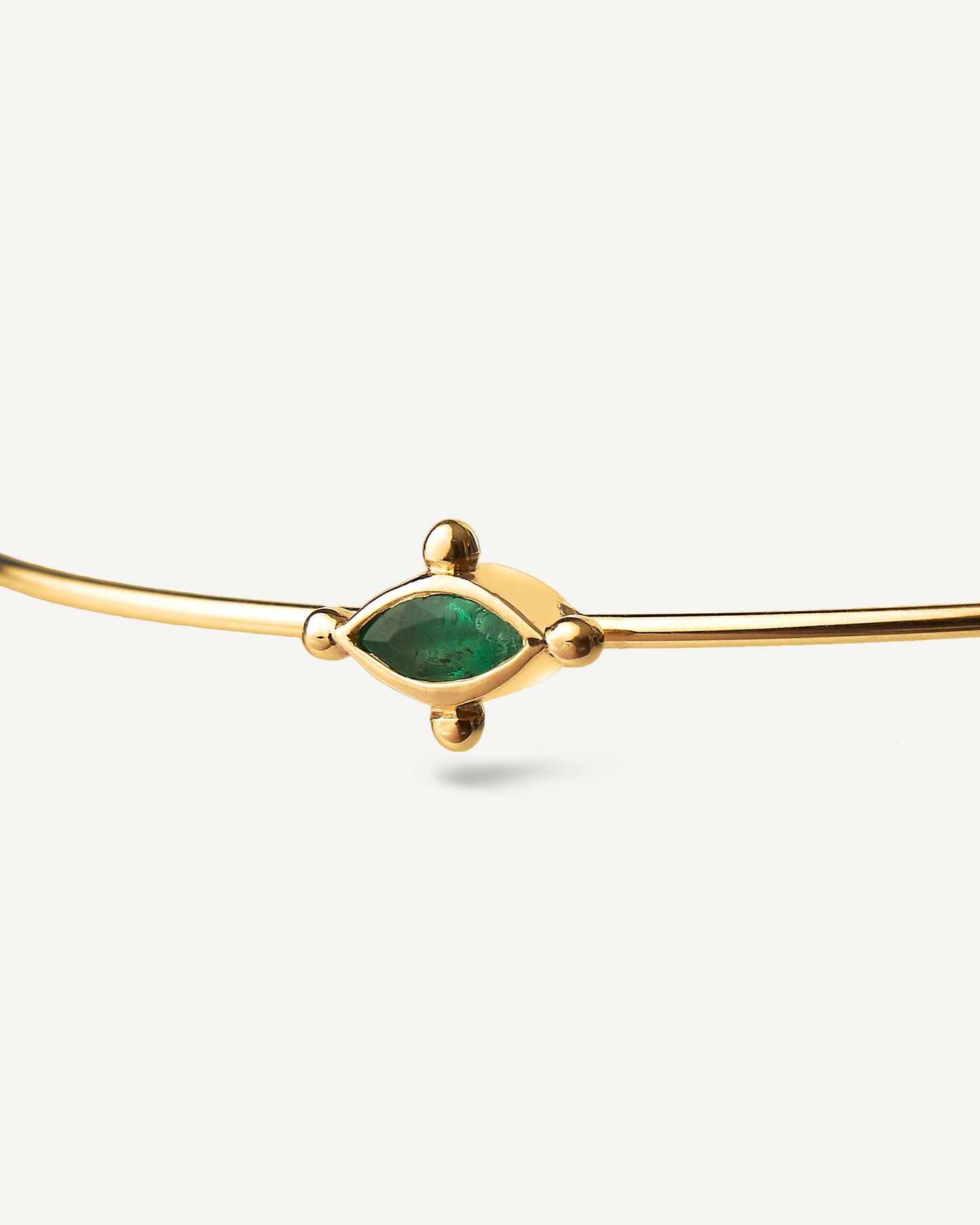 Bracelete Nilo Esmeralda em Ouro 18K