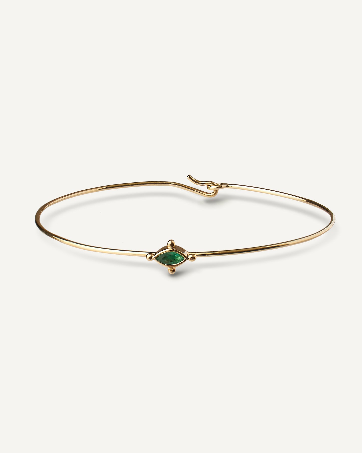Bracelete Nilo Esmeralda em Ouro 18K