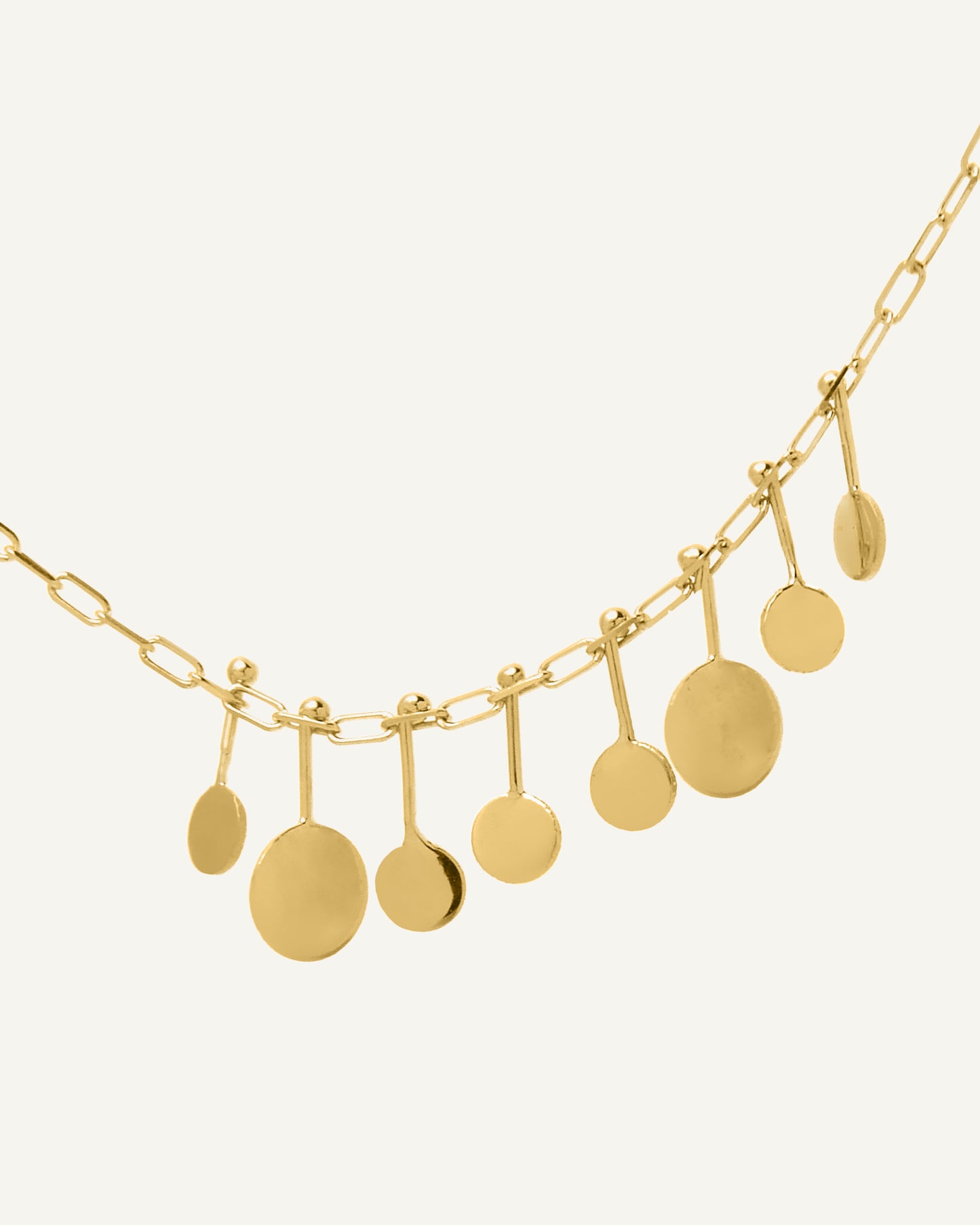Colar Medalhas Olimpia em Ouro 18K
