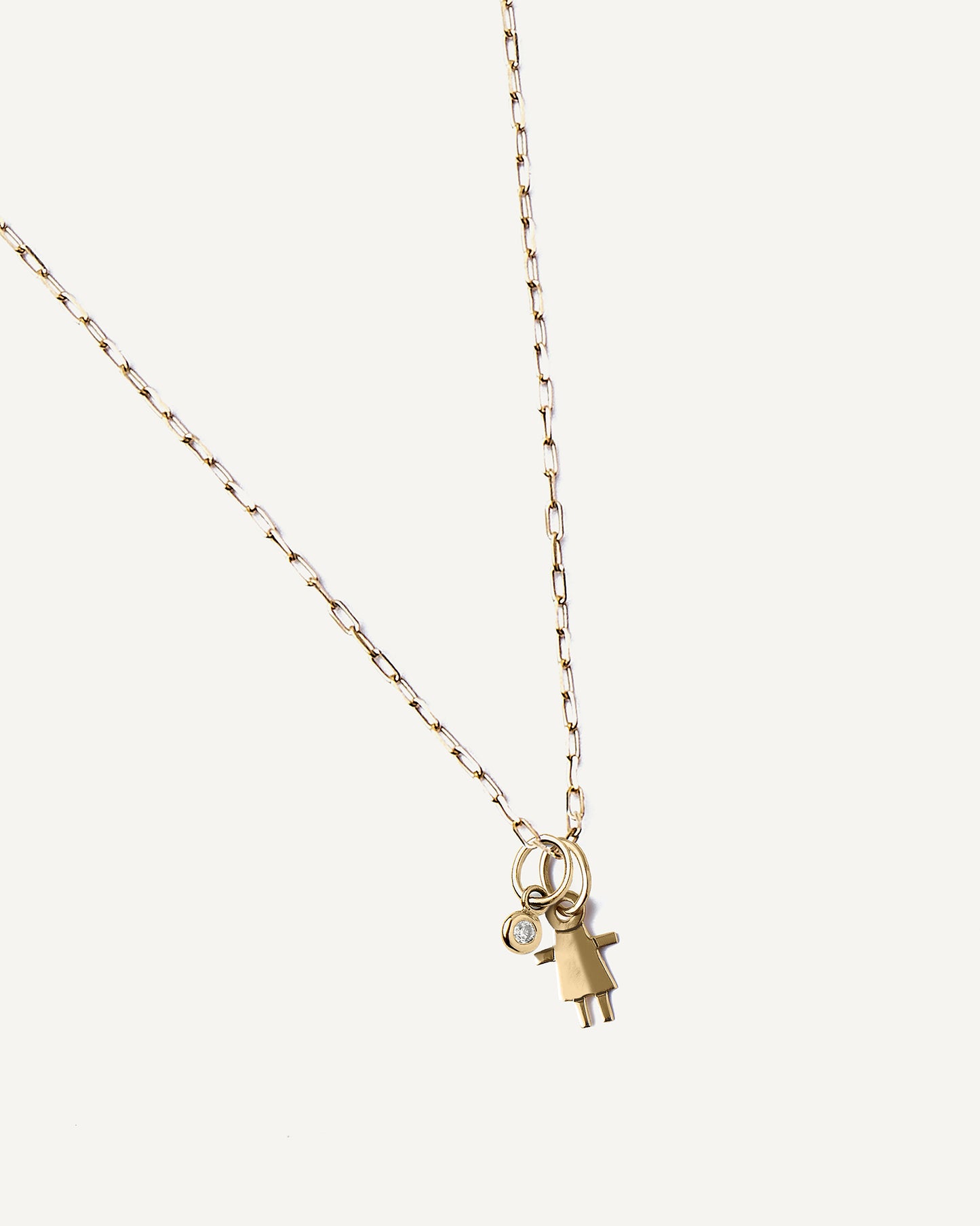 Pingente Tiny Diamante em Ouro 18K