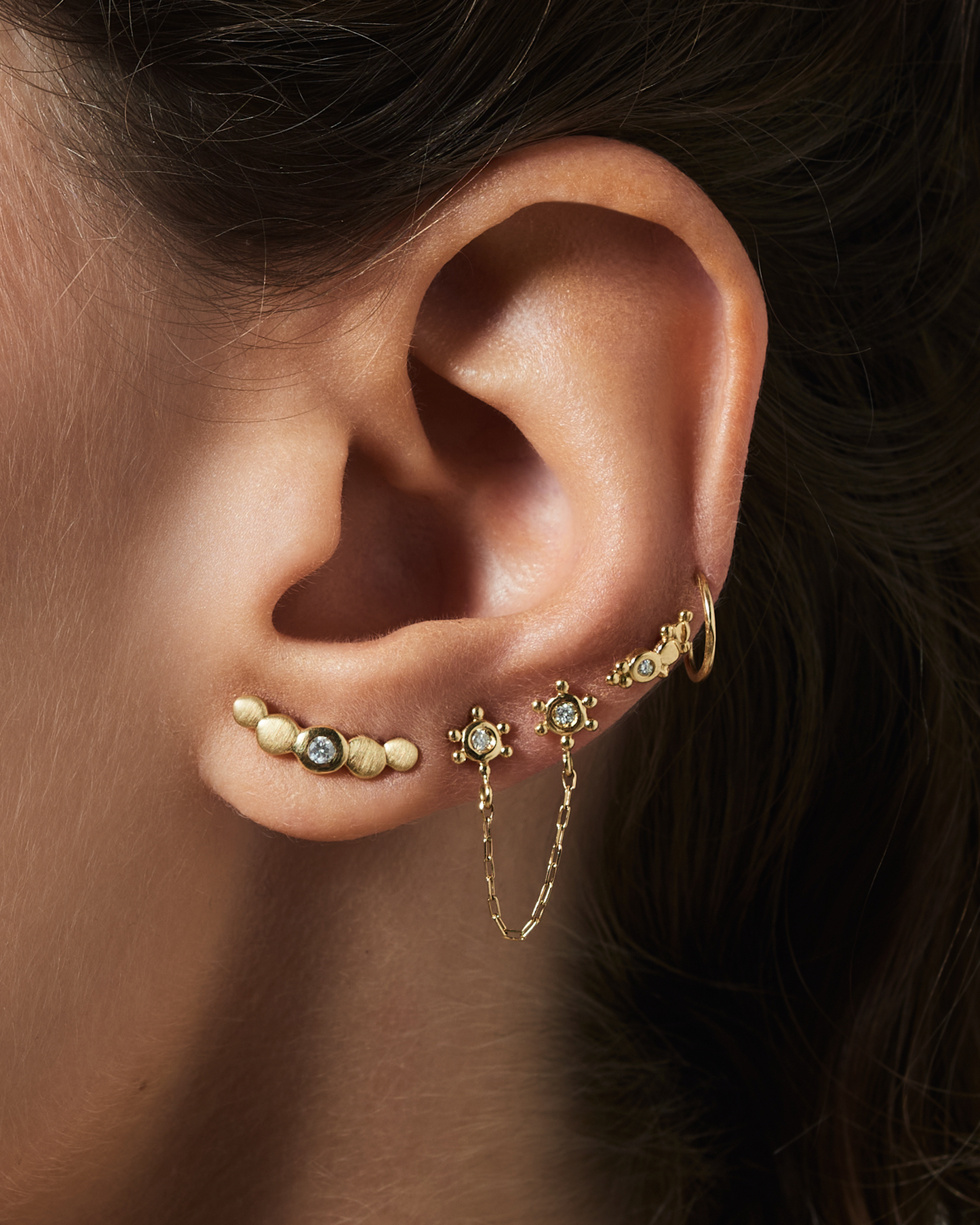 Argola Thin Unitária em Ouro 18K