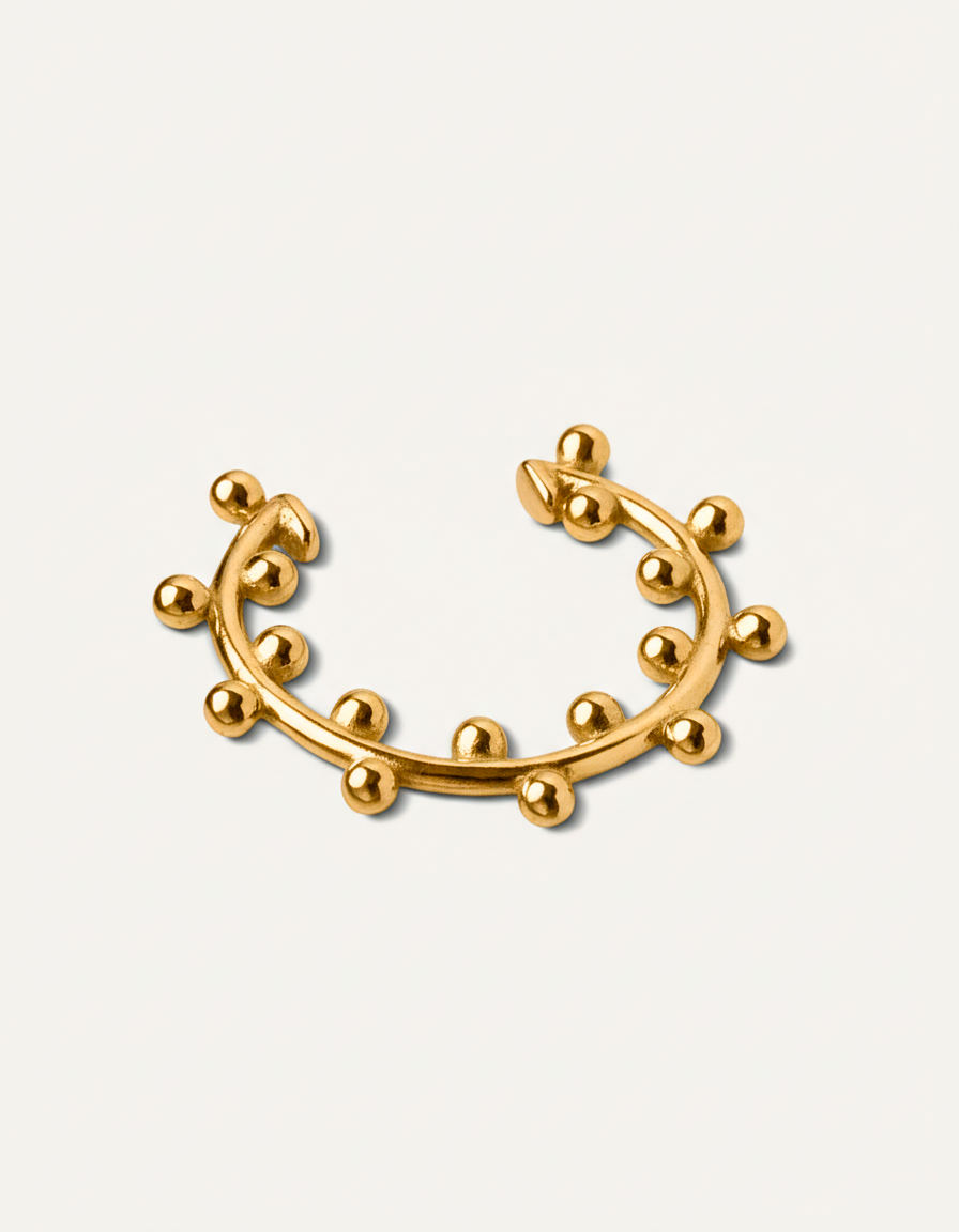 Piercing Poá em Ouro Amarelo 18K