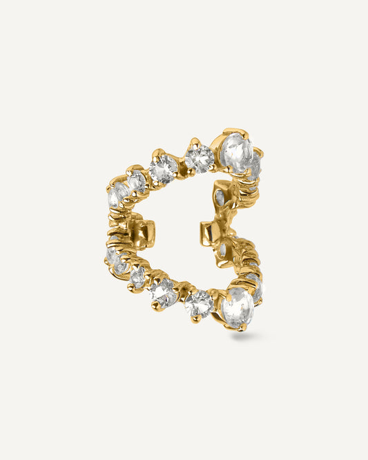 Piercing Particular Amarelo em Ouro 18K