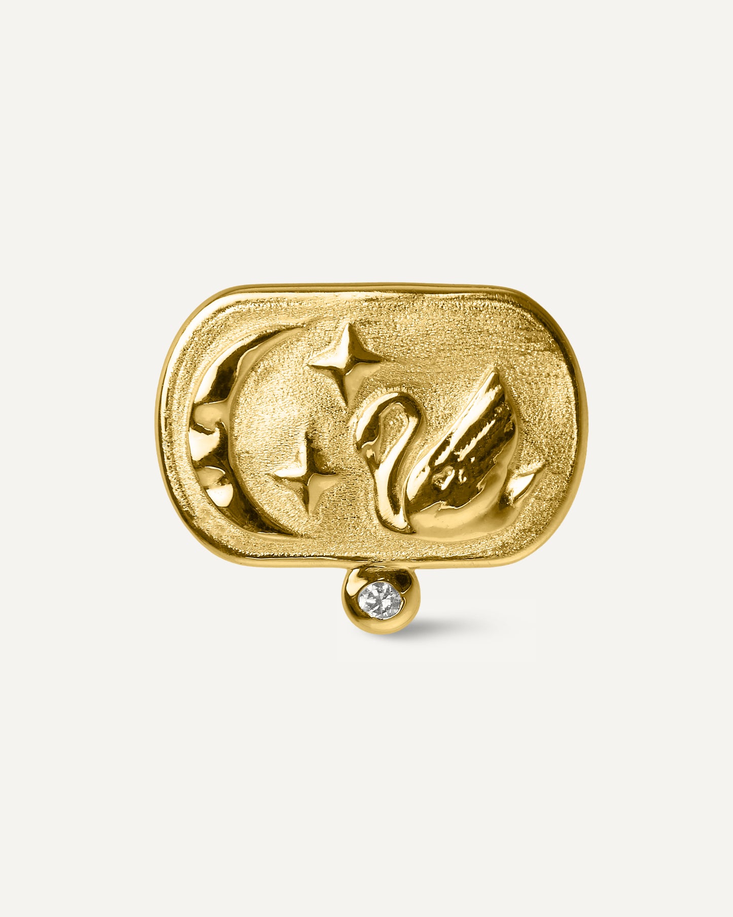 Brinco Siena em Prata com Banho de Ouro