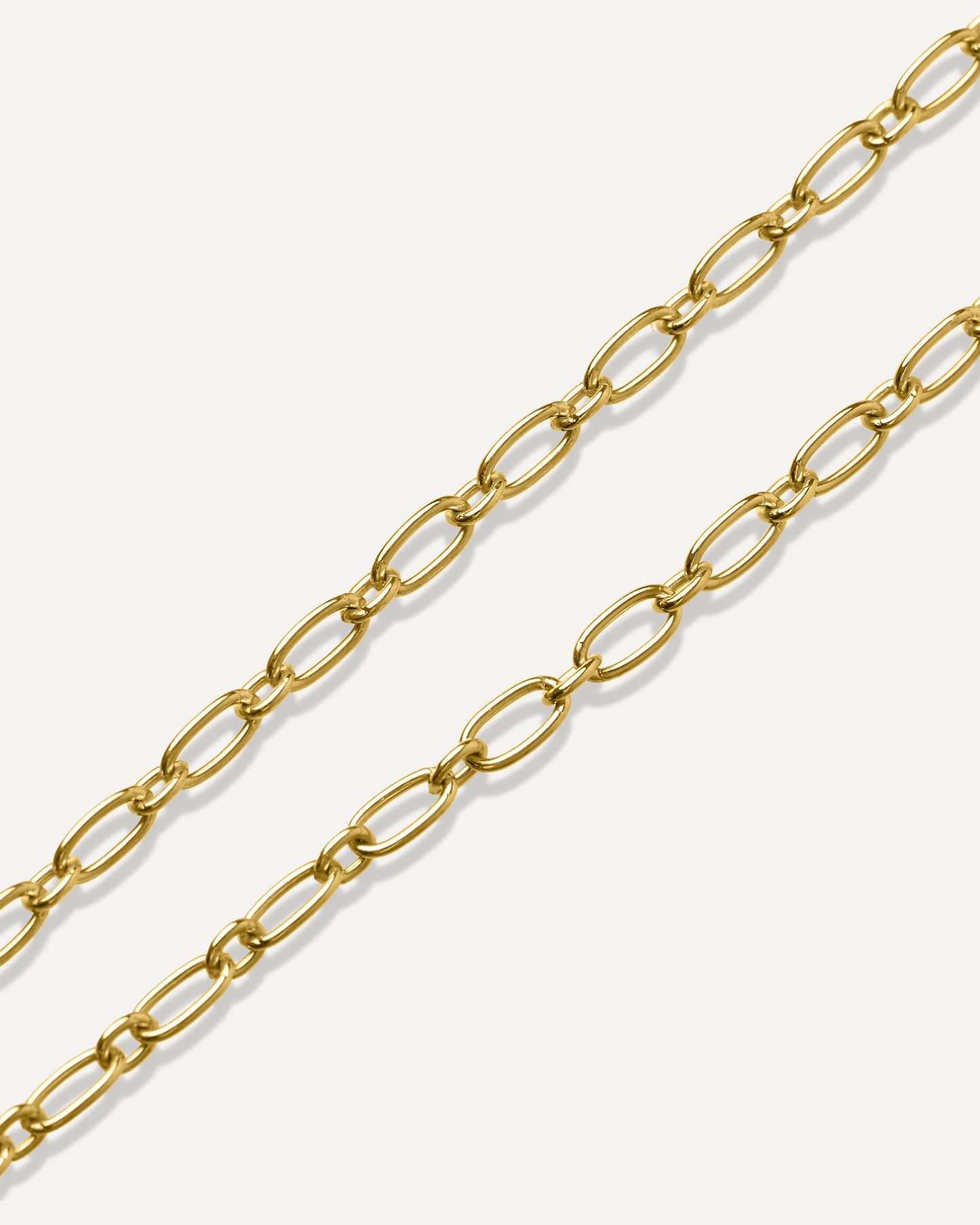 Corrente Allegra 40cm em Prata com Banho de Ouro