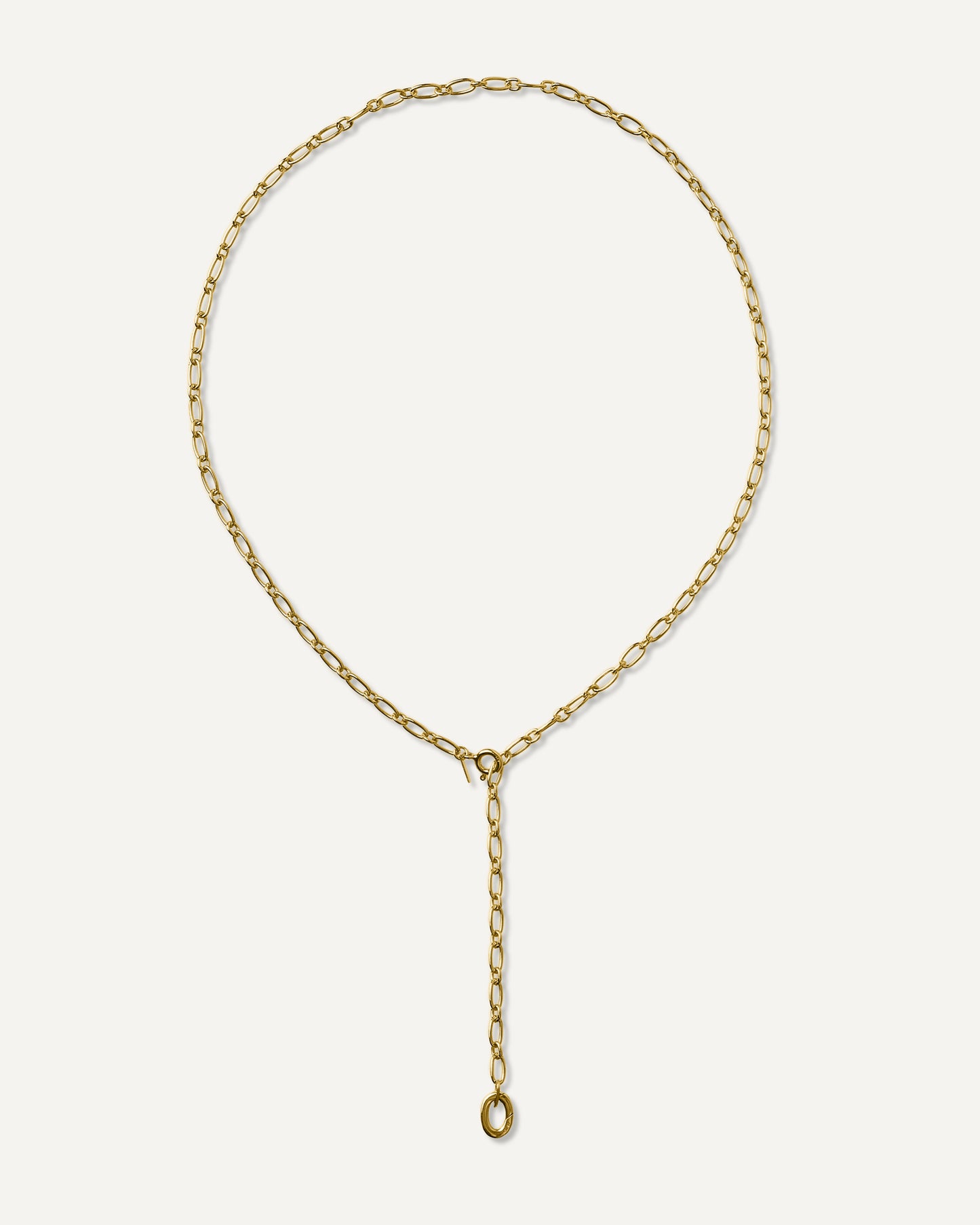 Corrente Allegra 50cm em Prata com Banho de Ouro