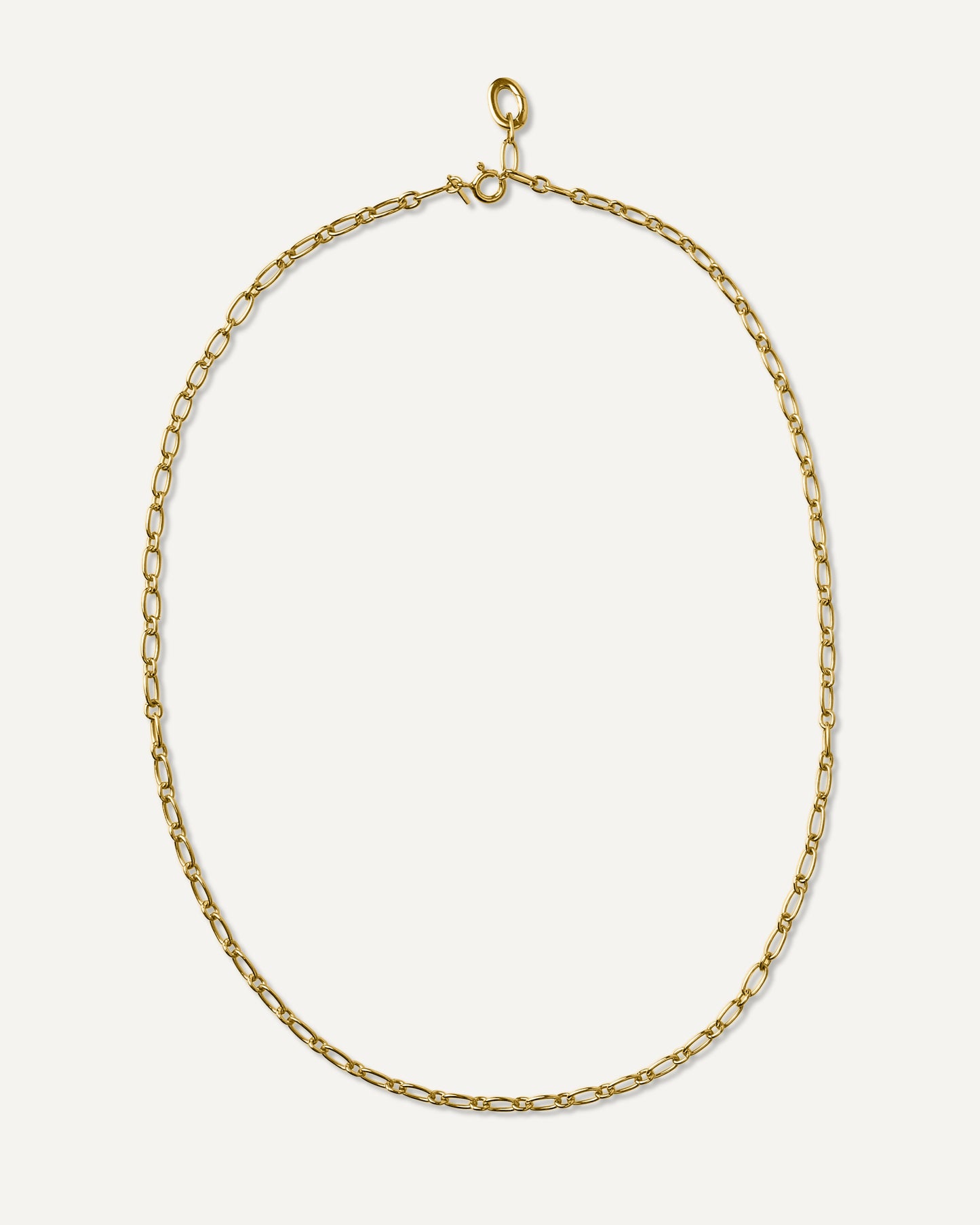 Corrente Allegra 50cm em Prata com Banho de Ouro
