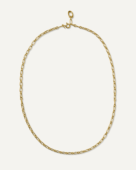 Corrente Allegra 50cm em Prata com Banho de Ouro