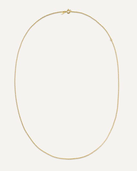 Corrente Fiama 70cm em Prata com Banho de Ouro