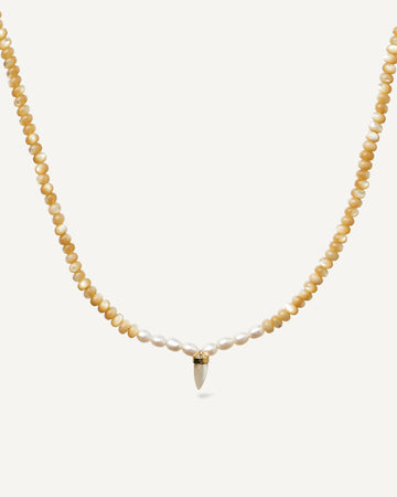 Colar Amuleto Madrepérola em Ouro 18K