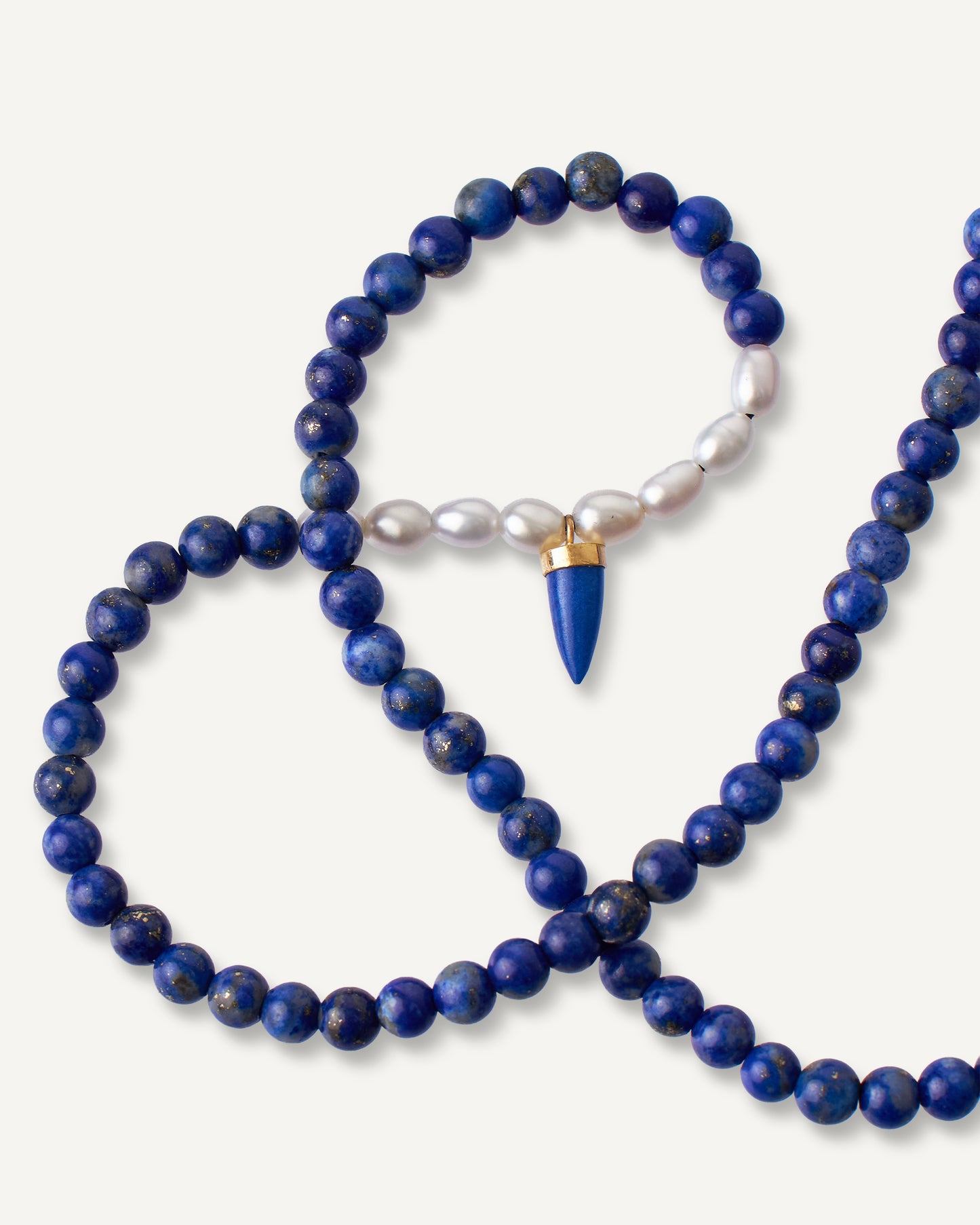 Colar Amuleto Lápis-Lazúli em Ouro 18K