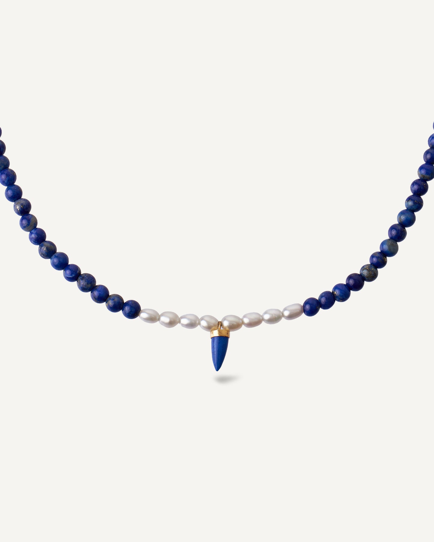 Colar Amuleto Lápis-Lazúli em Ouro 18K