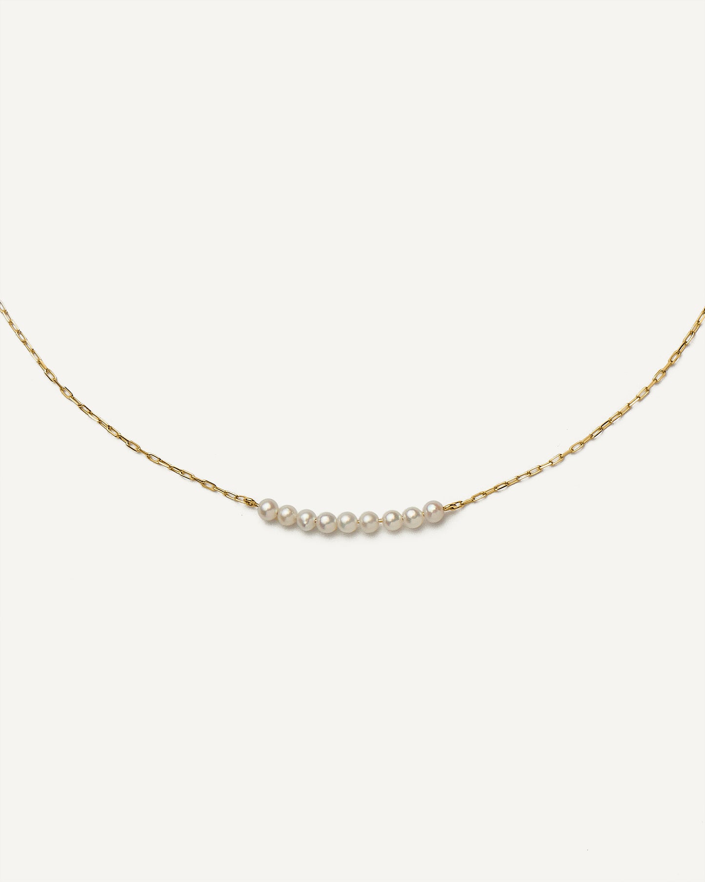 Colar Orla em Ouro 18K e Pérolas