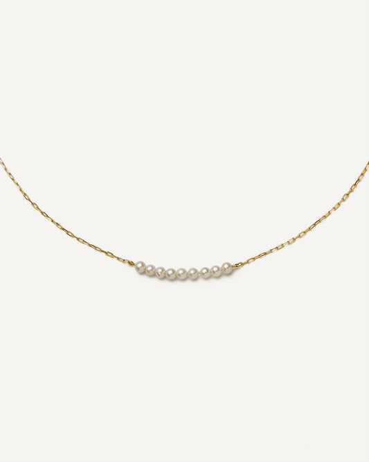 Colar Orla em Ouro 18K e Pérolas
