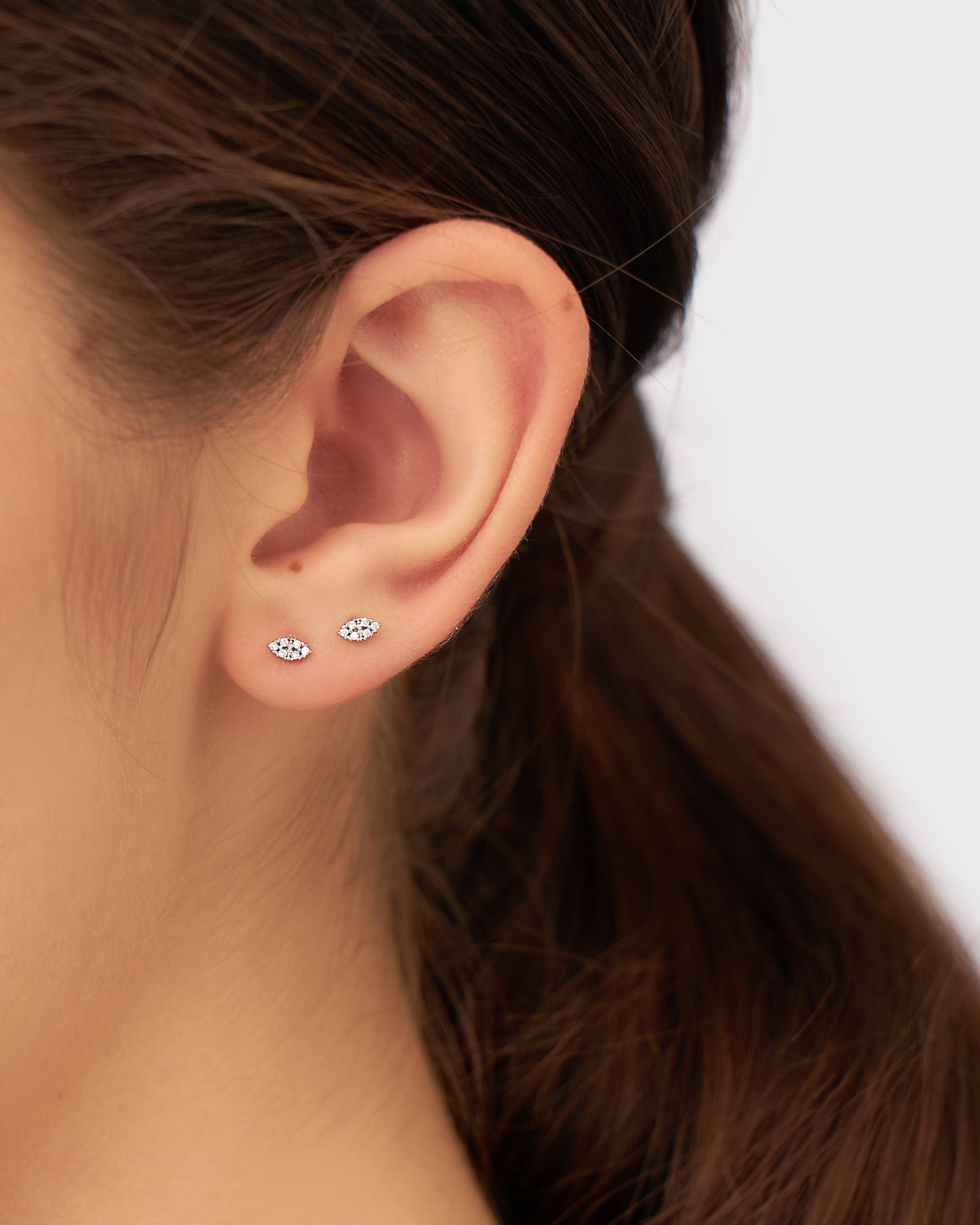 Brinco Lume Petit em Ouro 18K e Diamantes