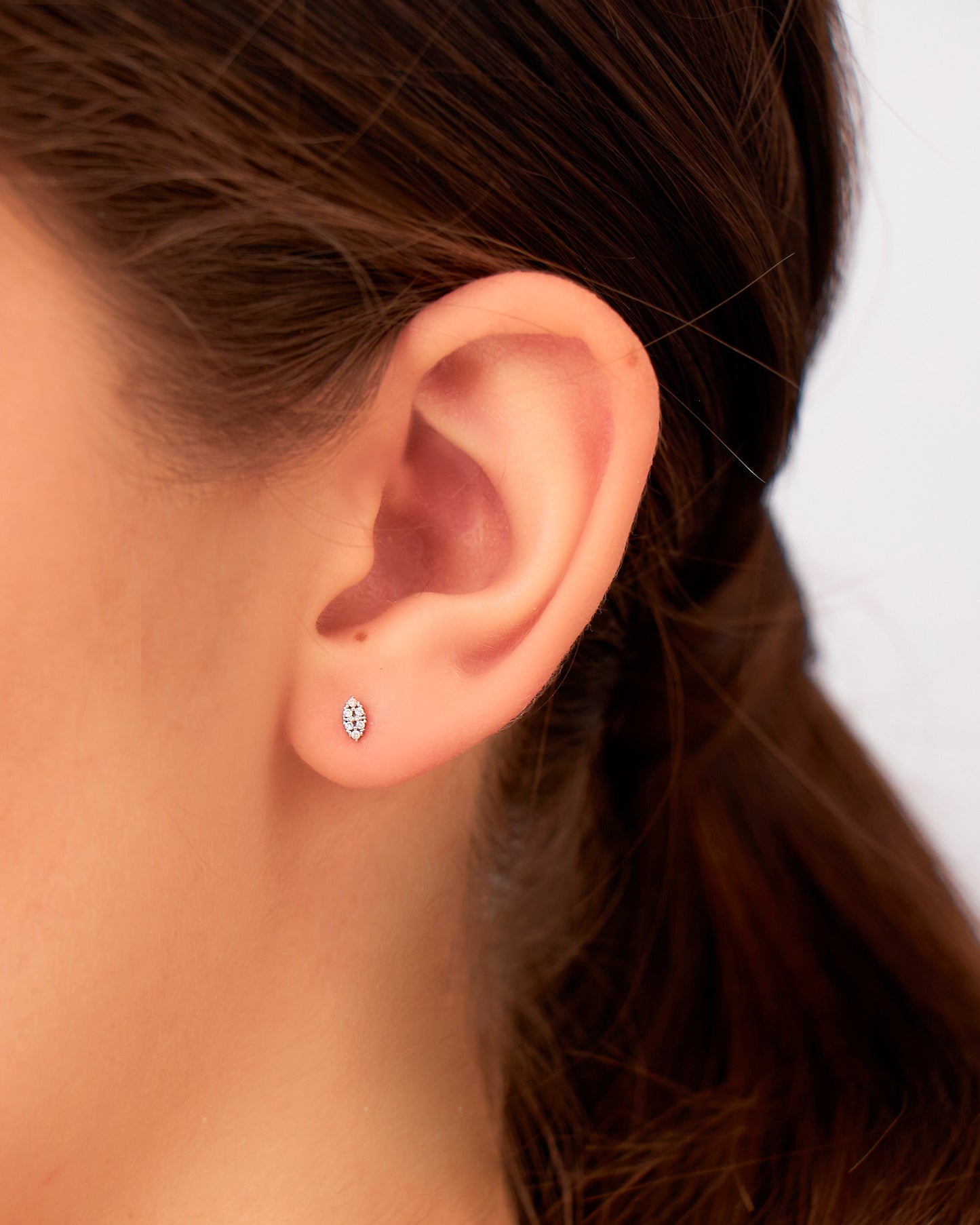 Brinco Lume Petit em Ouro 18K e Diamantes