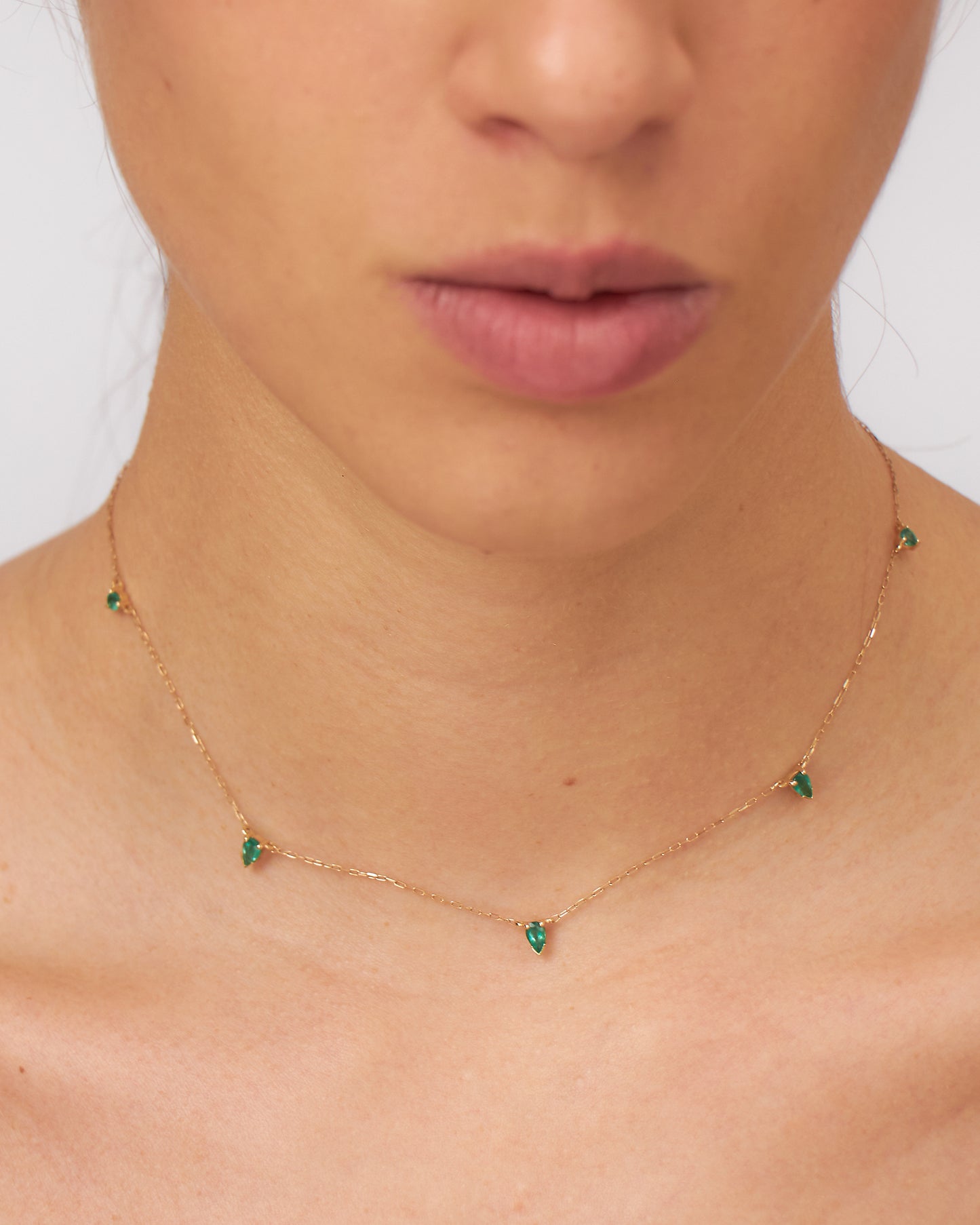 Colar Garden Esmeralda em Ouro 18K