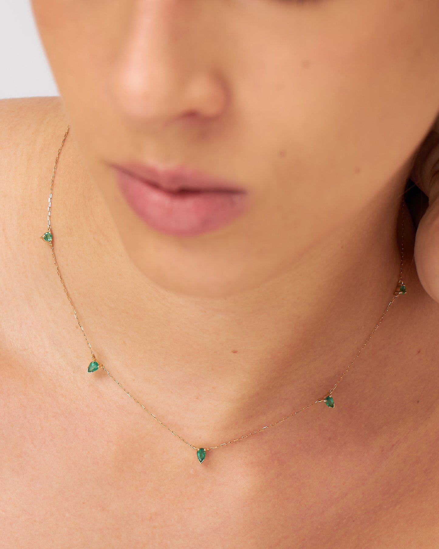 Colar Garden Esmeralda em Ouro 18K