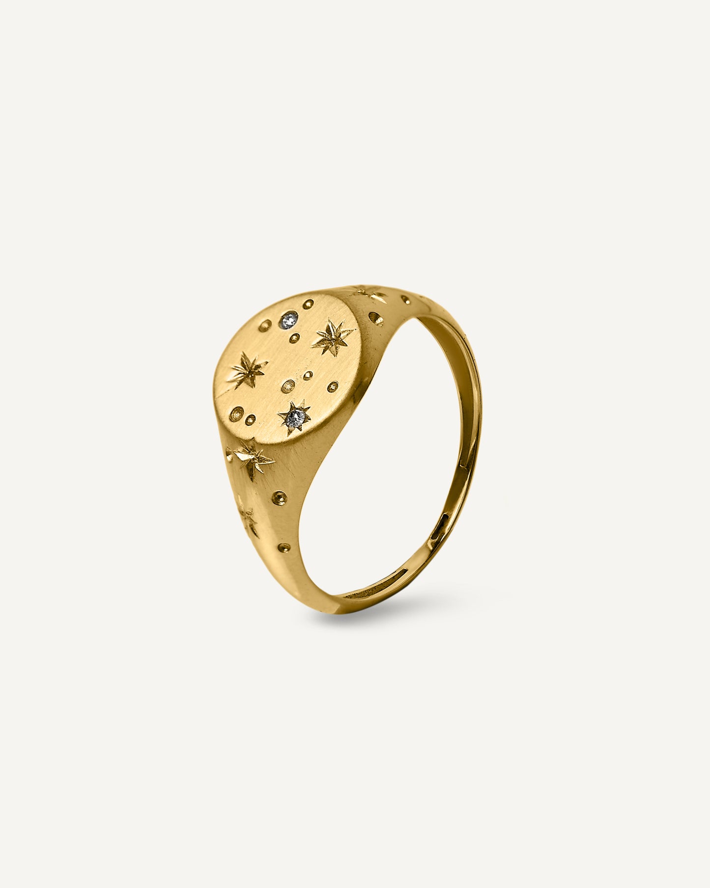 Anel Planetar em Ouro 18K e Diamantes