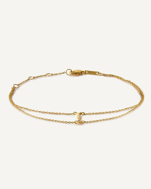 Pulseira Flecha em Ouro 18k