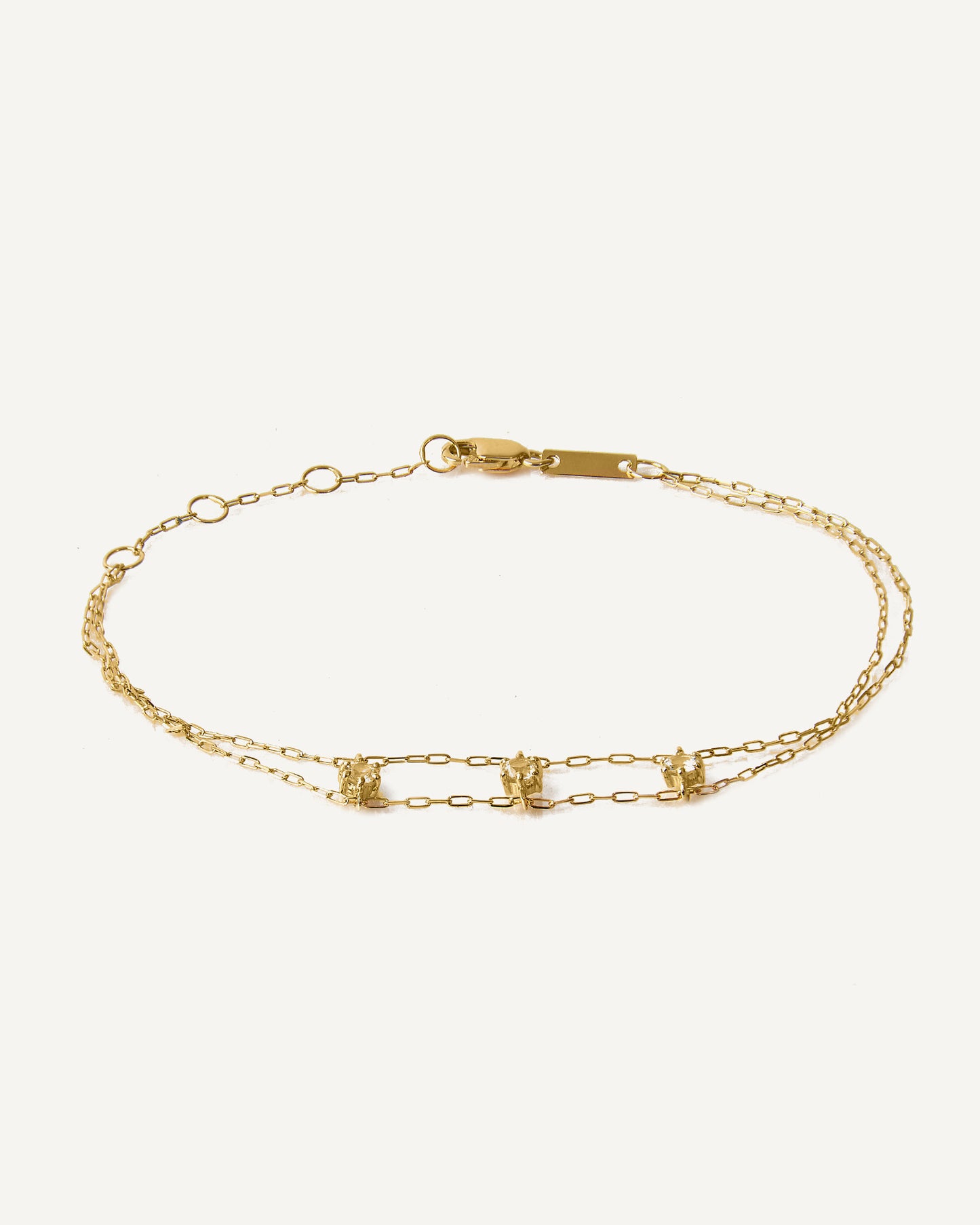 Pulseira Bliss em Ouro 18K e Safira